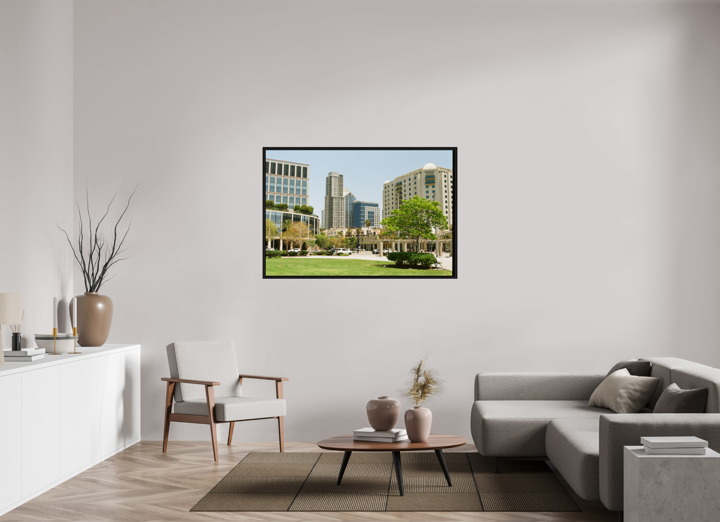 54 x 36″, Floater Frame The Calm in the Storm