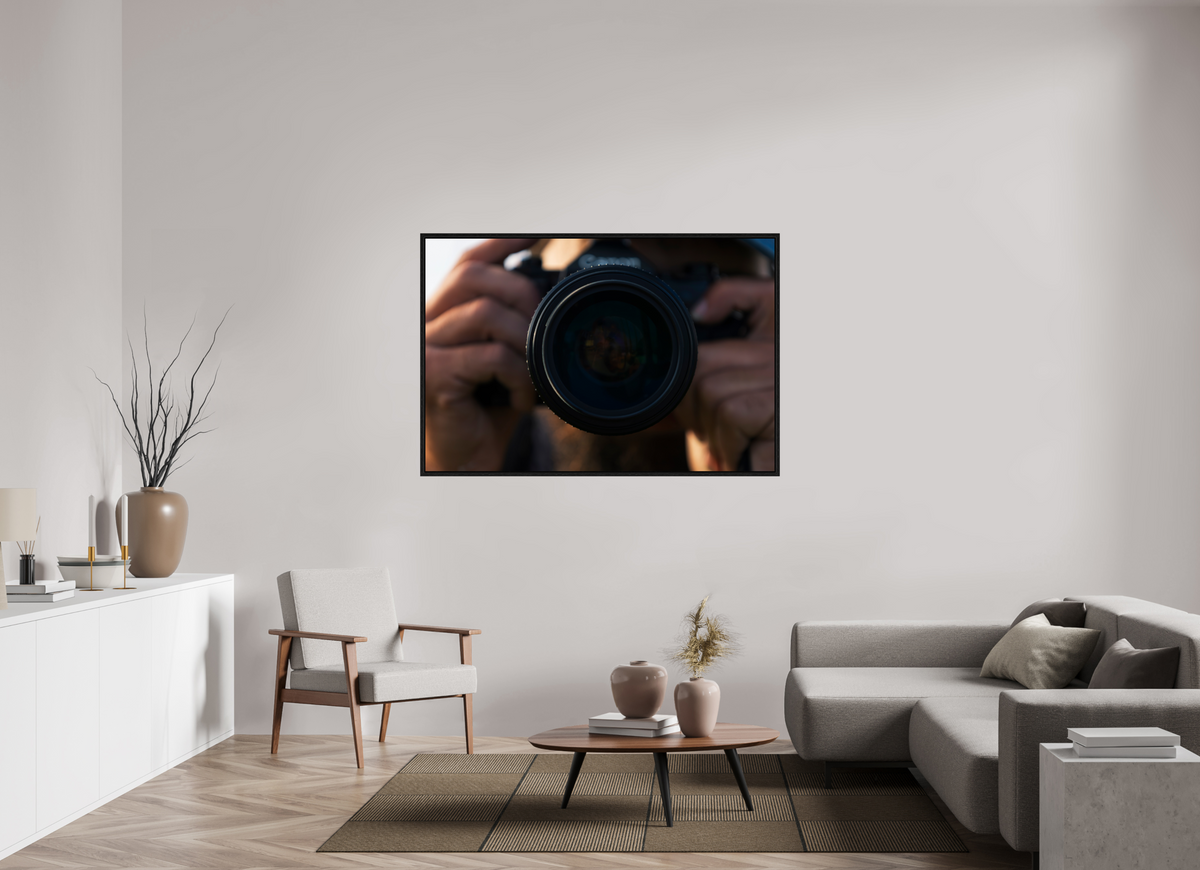 60 x 40″, Floater Frame Opposite Side of the Lens