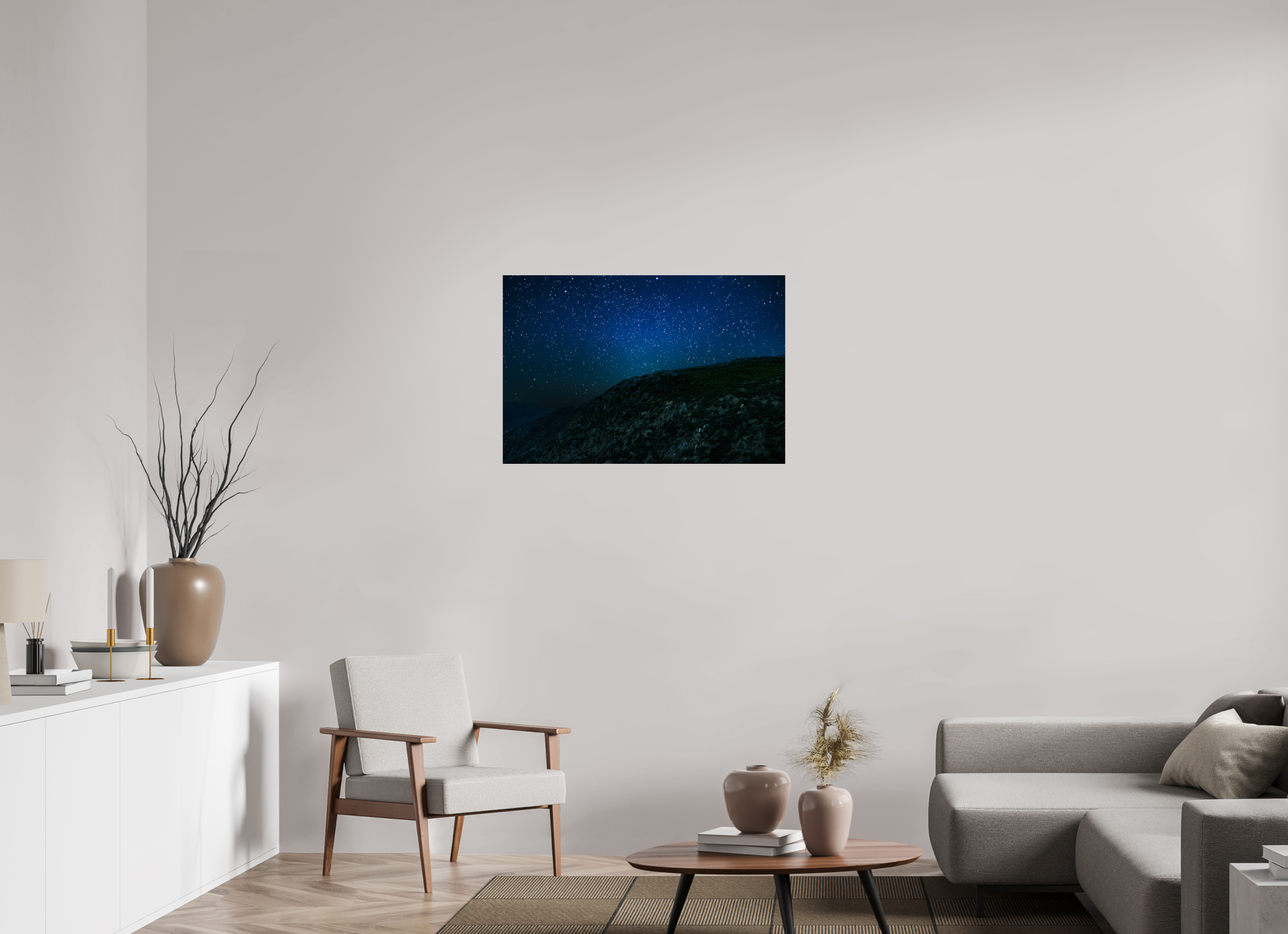 36 x 24″, Photo Print Under Acrylic Glass Mount Laguna Night Scape