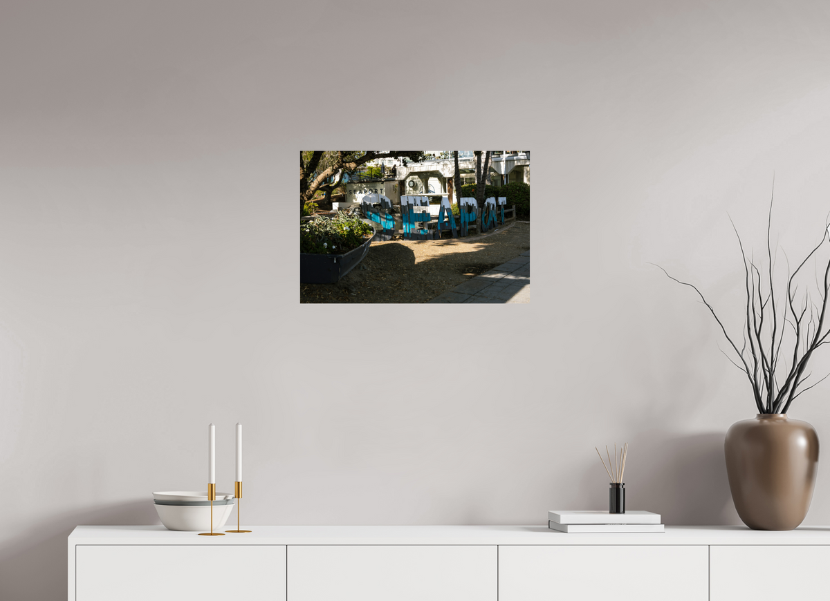 24 x 16″, Photo Print on Aluminum Backing Seaport Sign