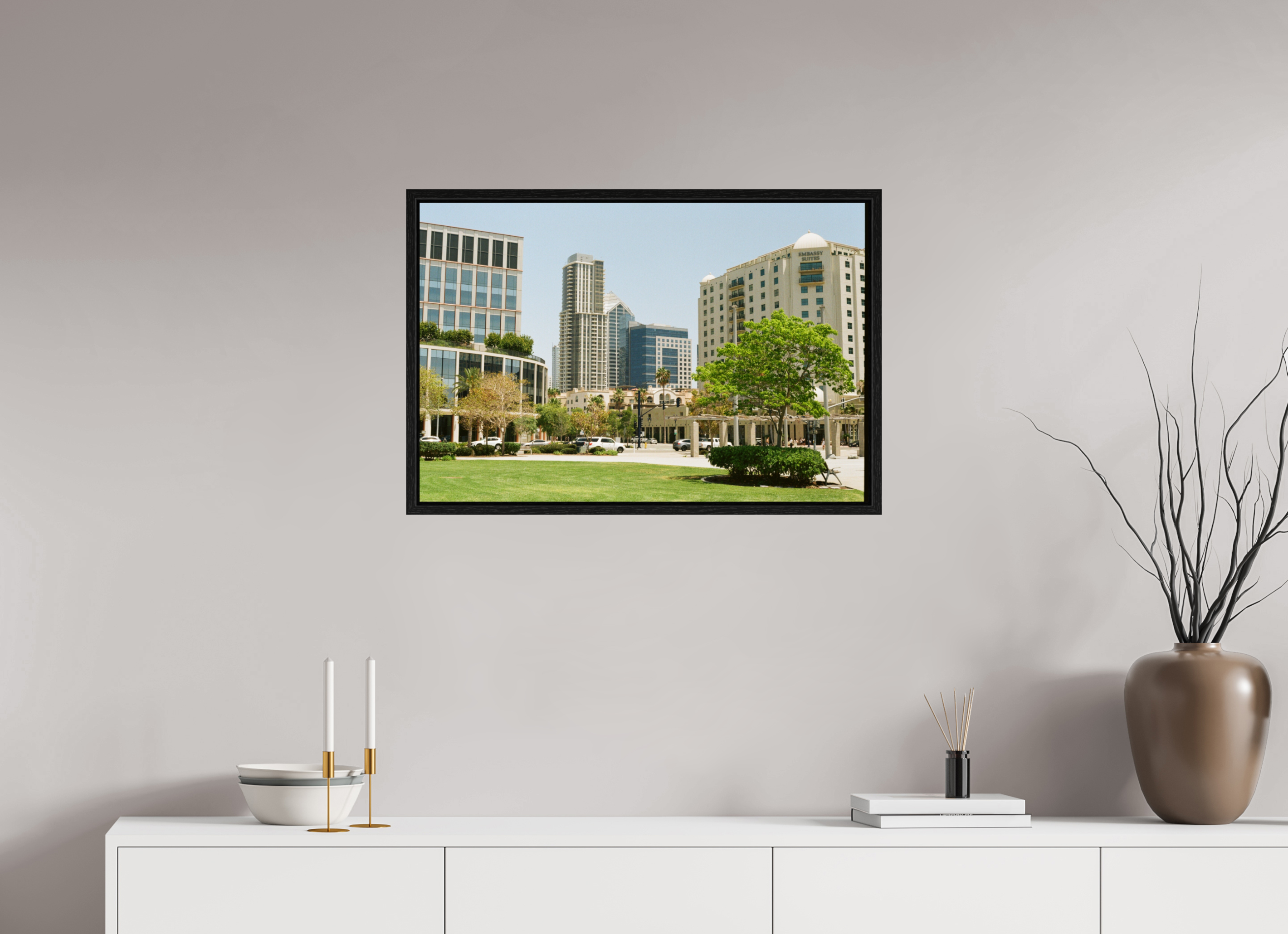 30 x 20″, Floater Frame The Calm in the Storm