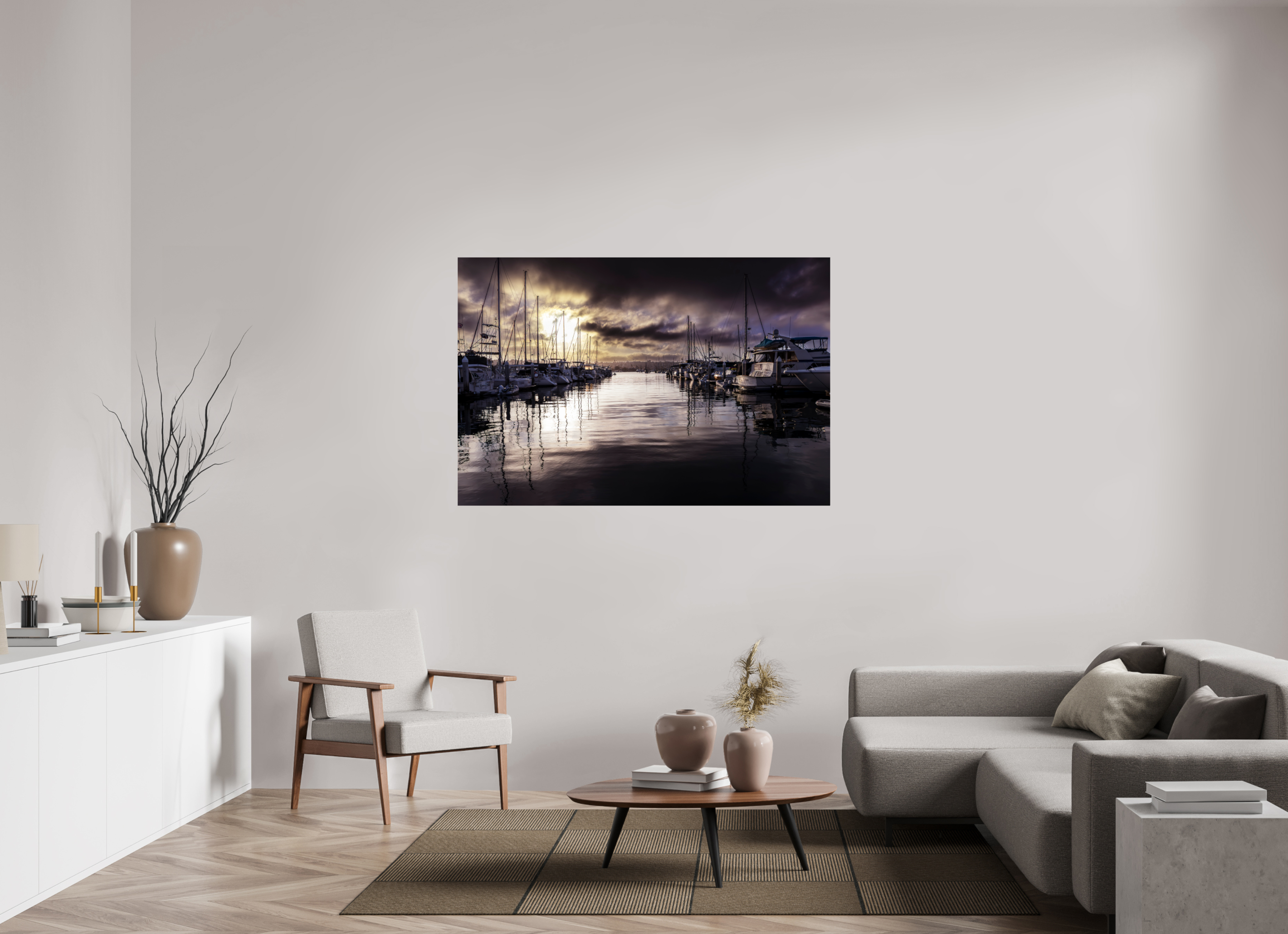 60 x 40″, Photo Print On Fuji Crystal DP II Eerie Harbor