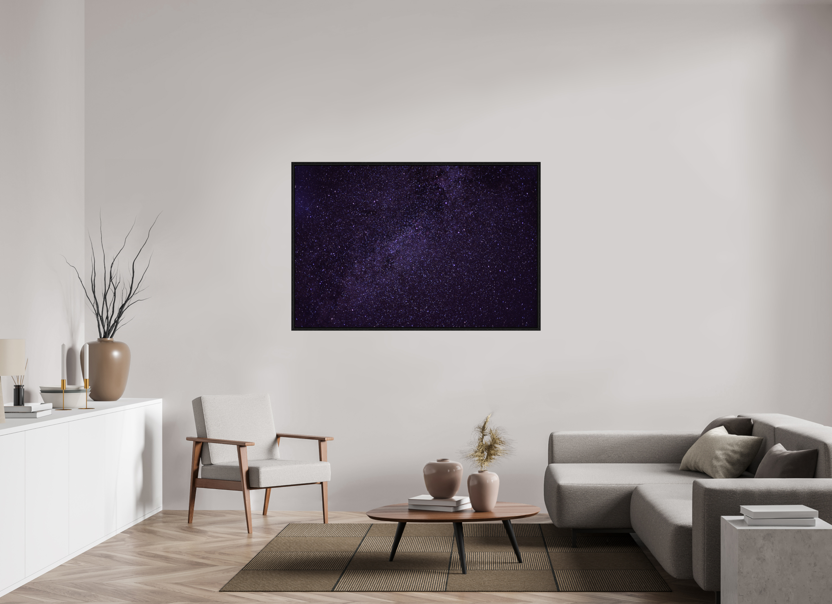 60 x 40″, Floater Frame StarScape