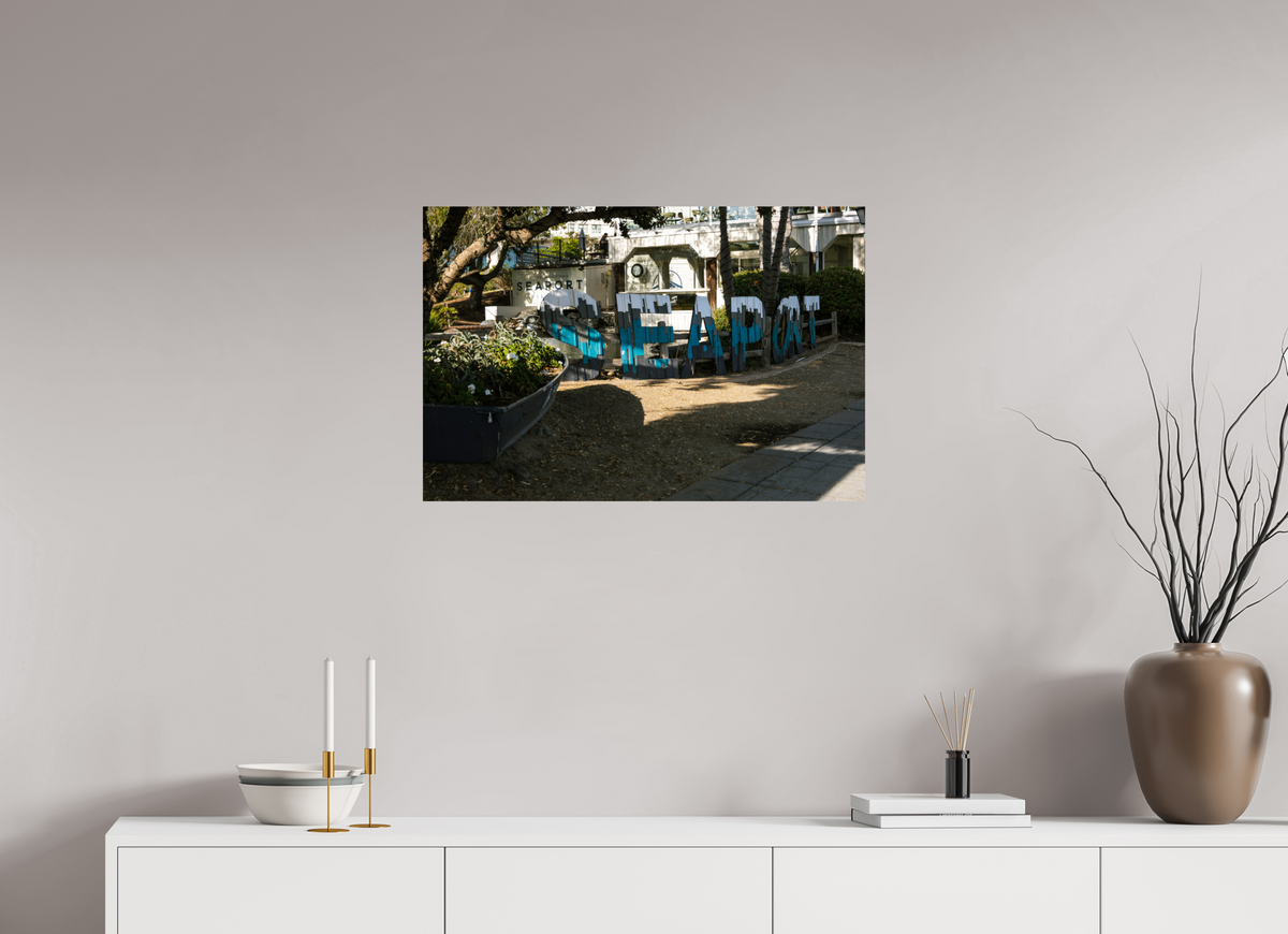 30 x 20″, Photo Print On Fuji Crystal DP II Seaport Sign