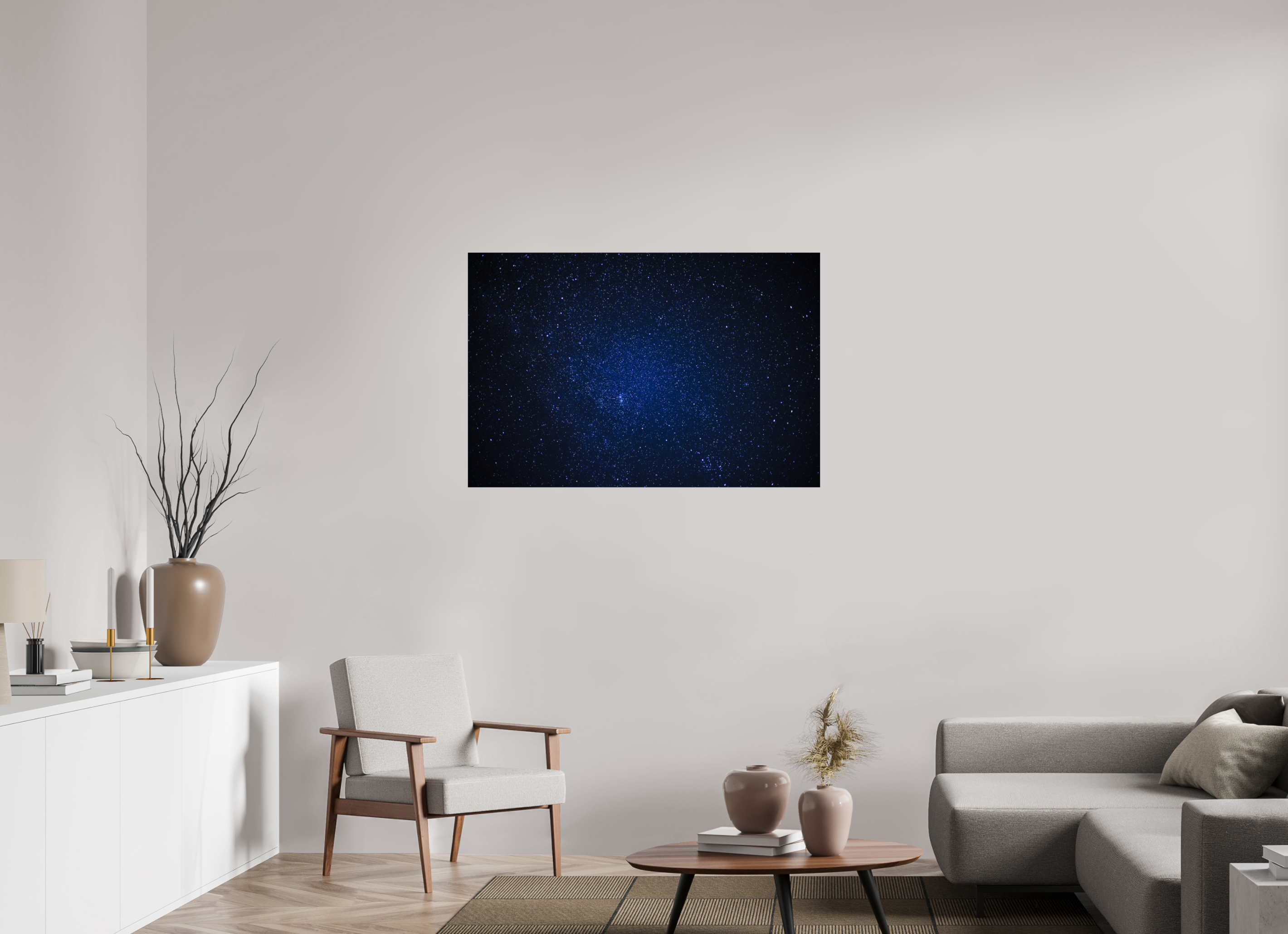 45 x 30″, Photo Print On Fuji Crystal DP II Mount Laguna Night Sky 24 July 2026