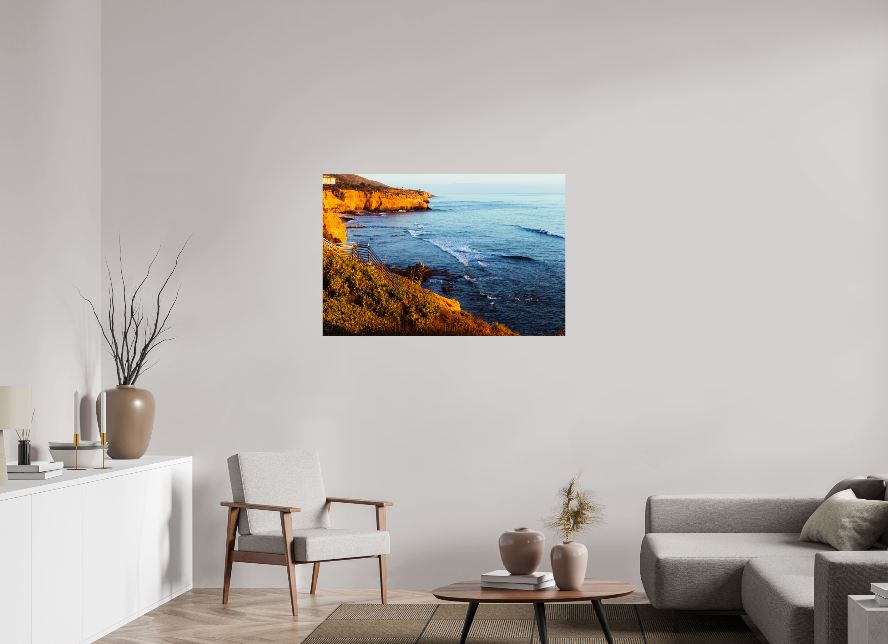 45 x 30″, Photo Print On Fuji Crystal DP II Cliffside