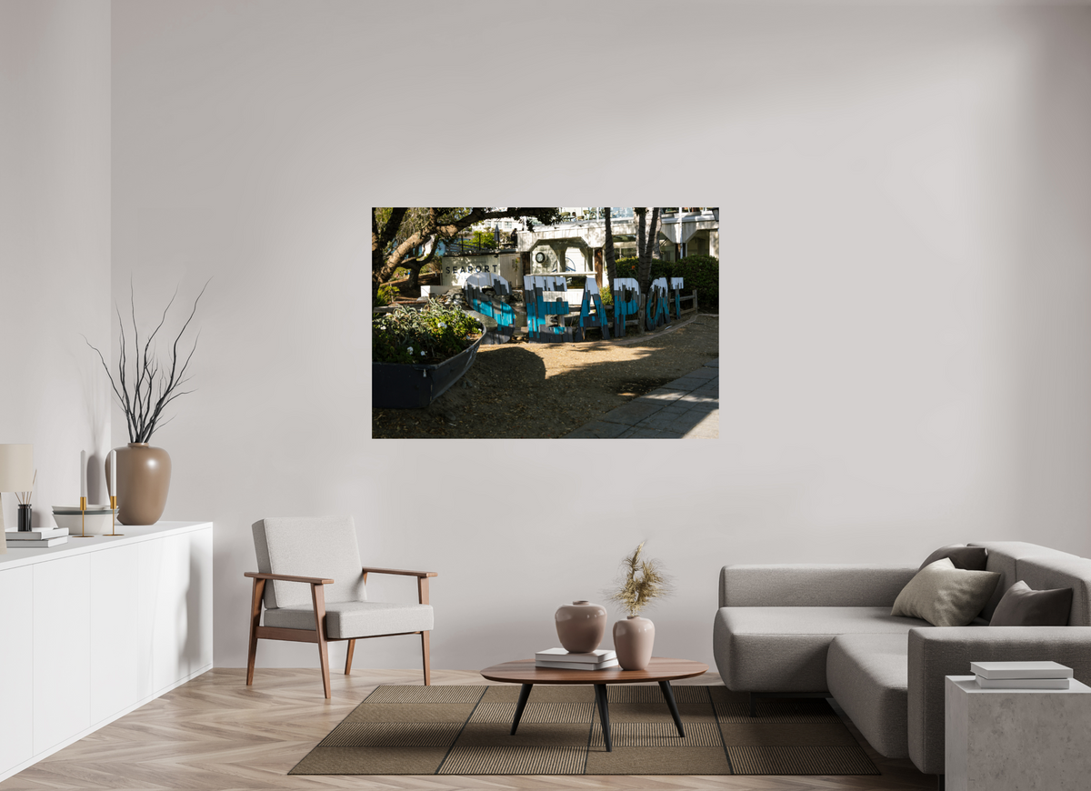 66 x 44″, Photo Print On Fuji Crystal DP II Seaport Sign