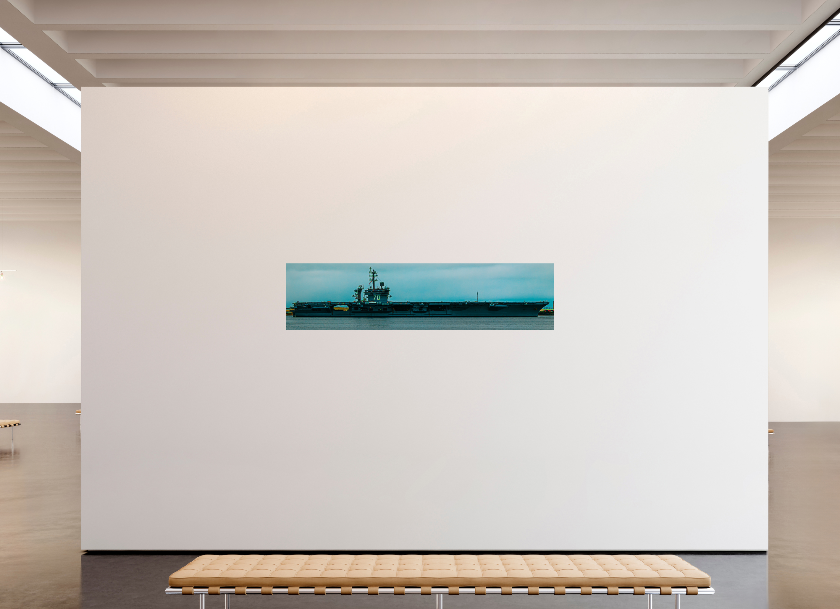 80.4 x 20″, Photo Print on Aluminum Backing USS Carl Vinson
