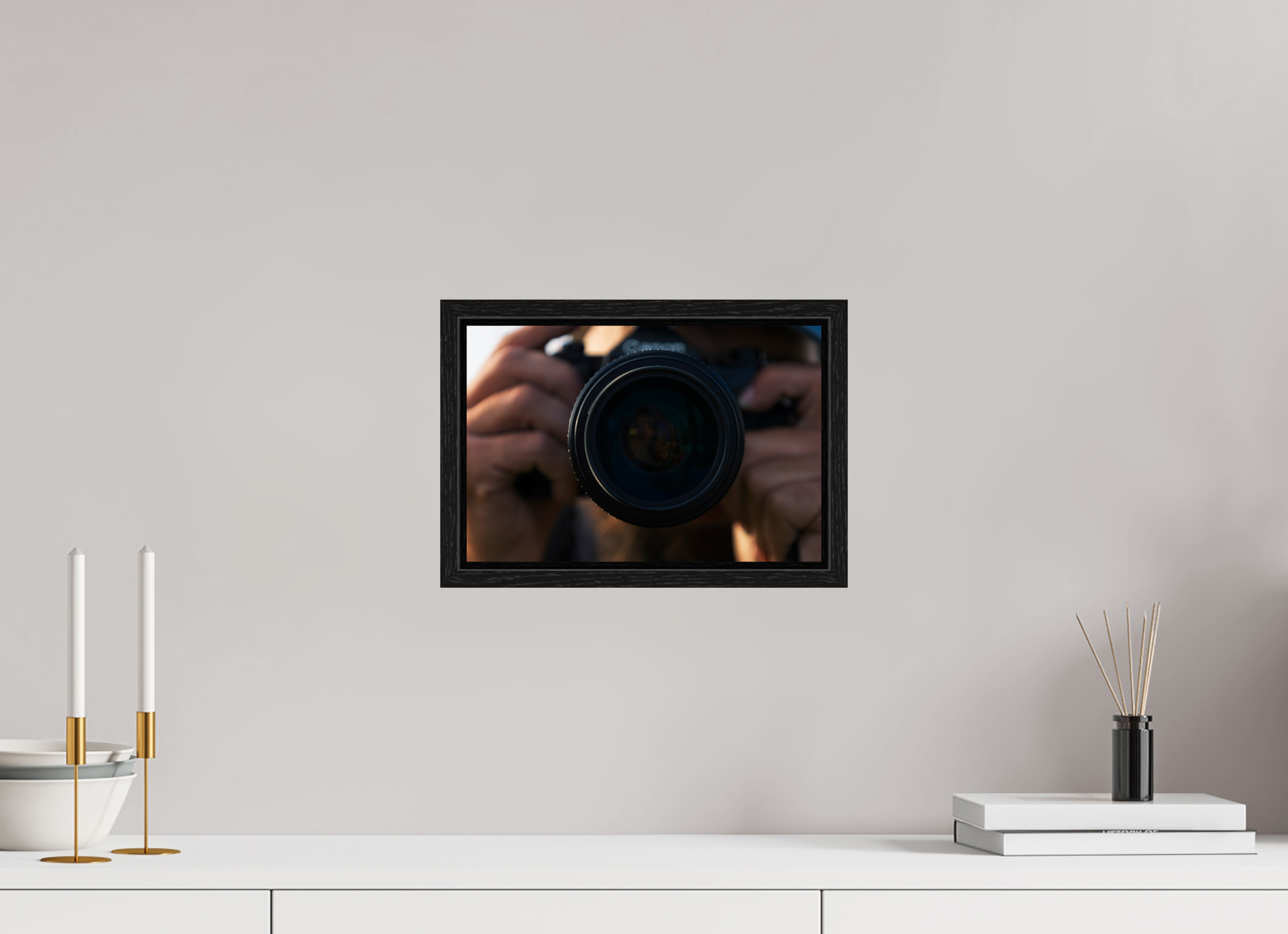12 x 8″, Floater Frame Opposite Side of the Lens
