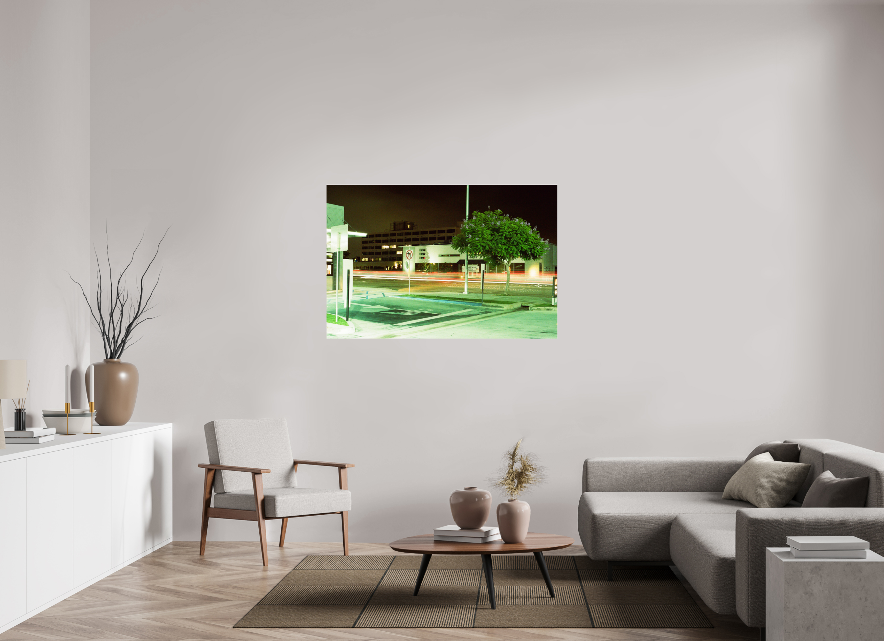 54 x 36″, Photo Print Under Acrylic Glass Night Ride
