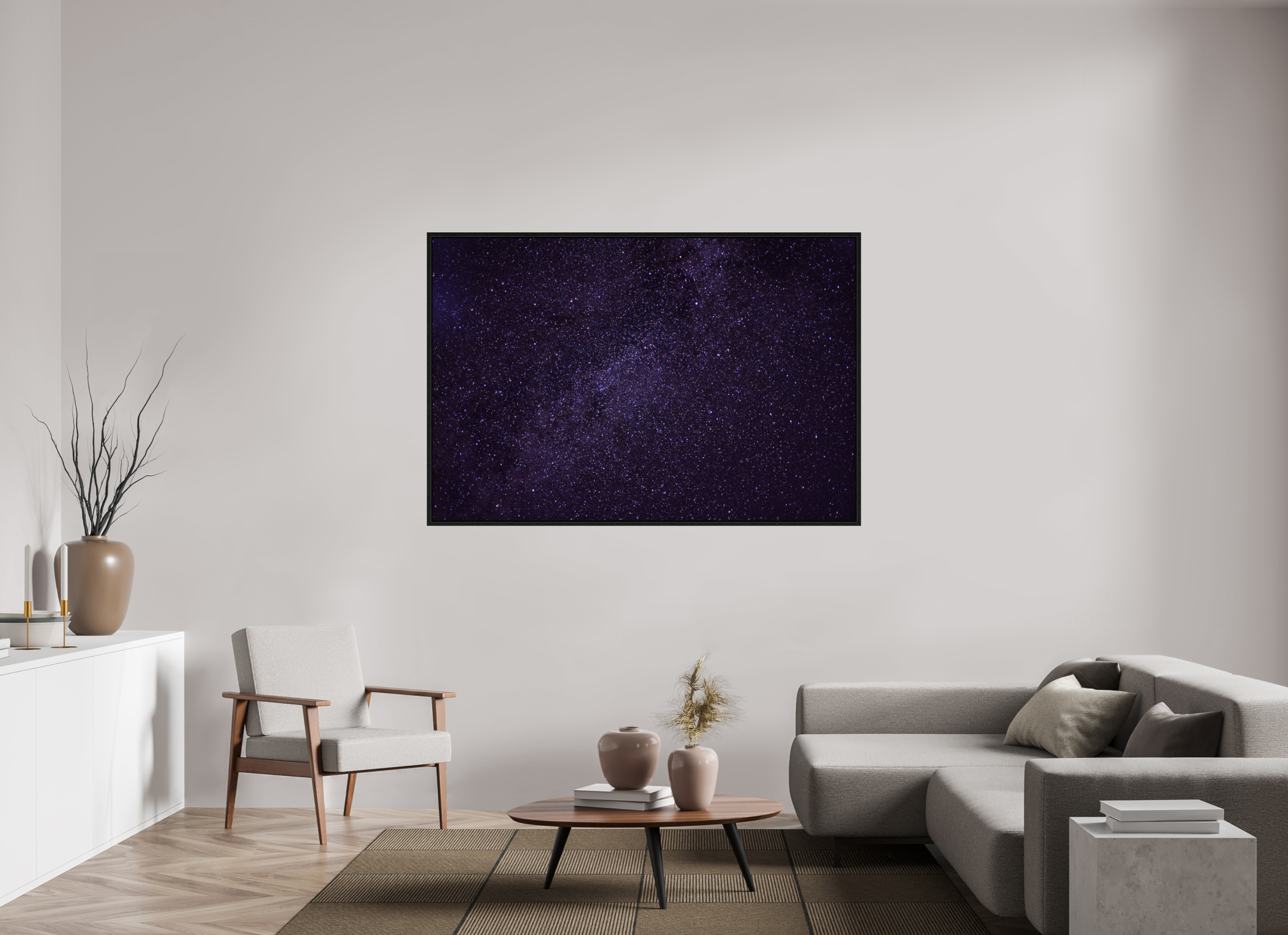 66 x 44″, Floater Frame StarScape