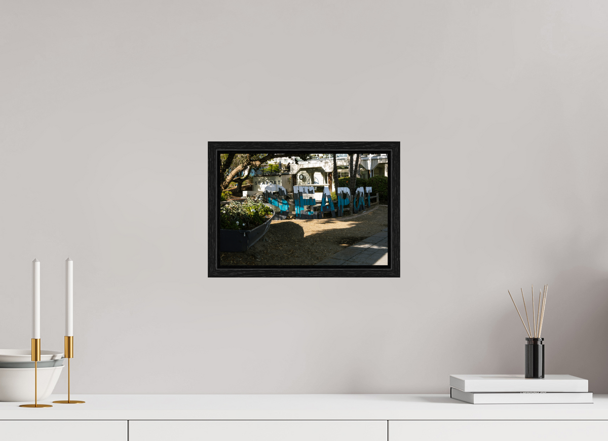 12 x 8″, Floater Frame Seaport Sign