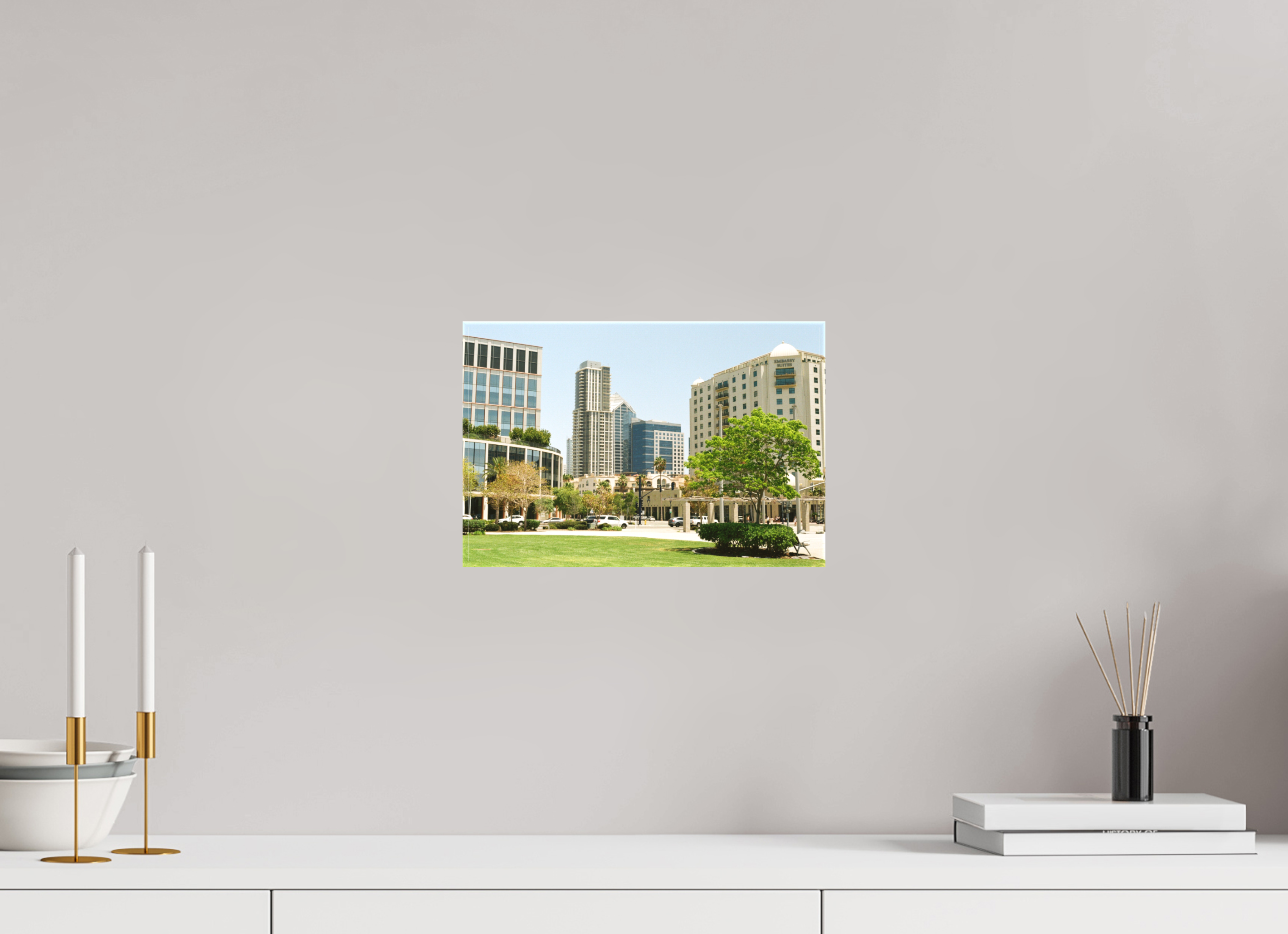 12 x 8″, Textile Print on Stretcher Frame The Calm in the Storm