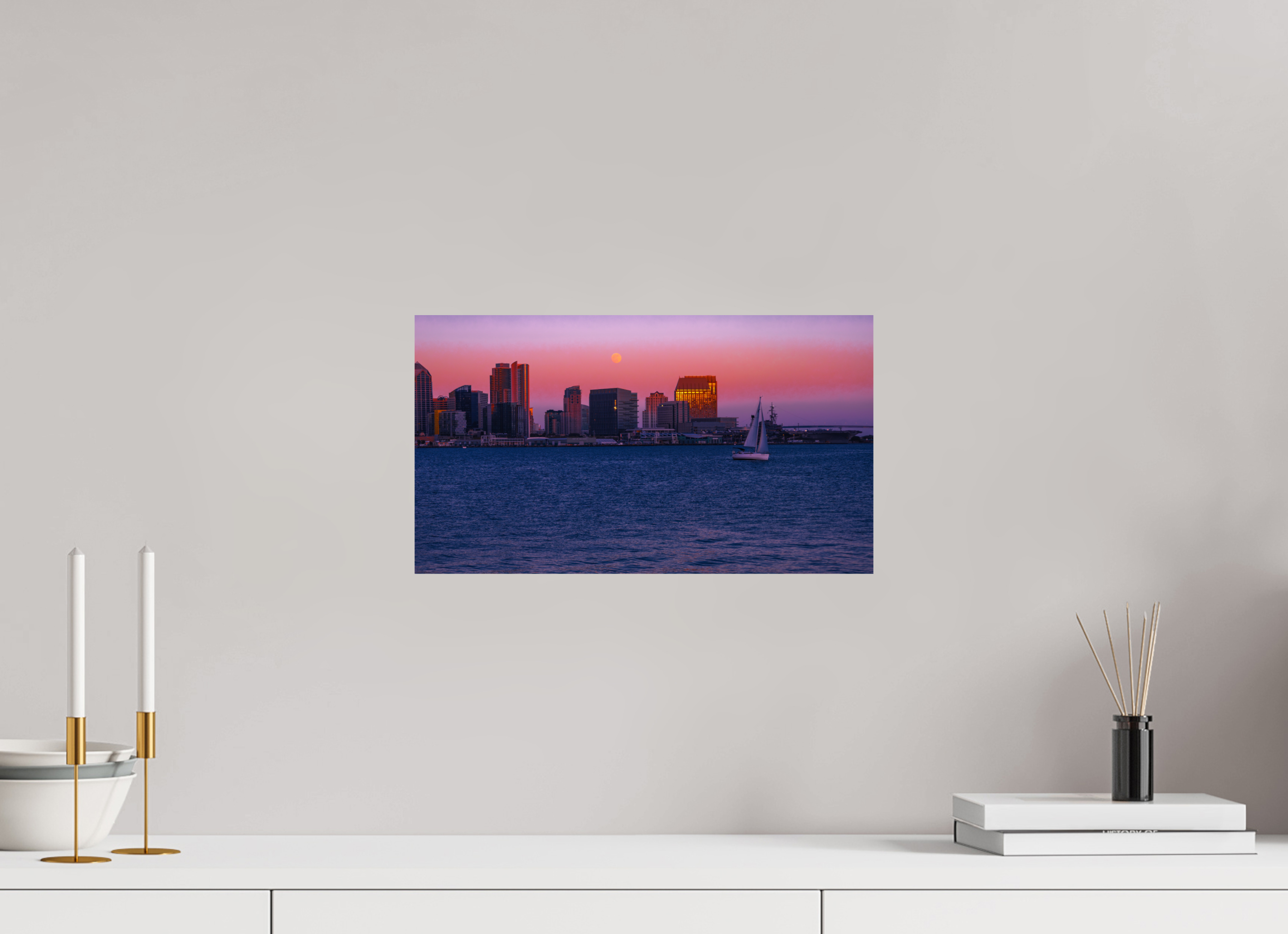 16 x 9″, Photo Print On Fuji Crystal DP II Moonrise