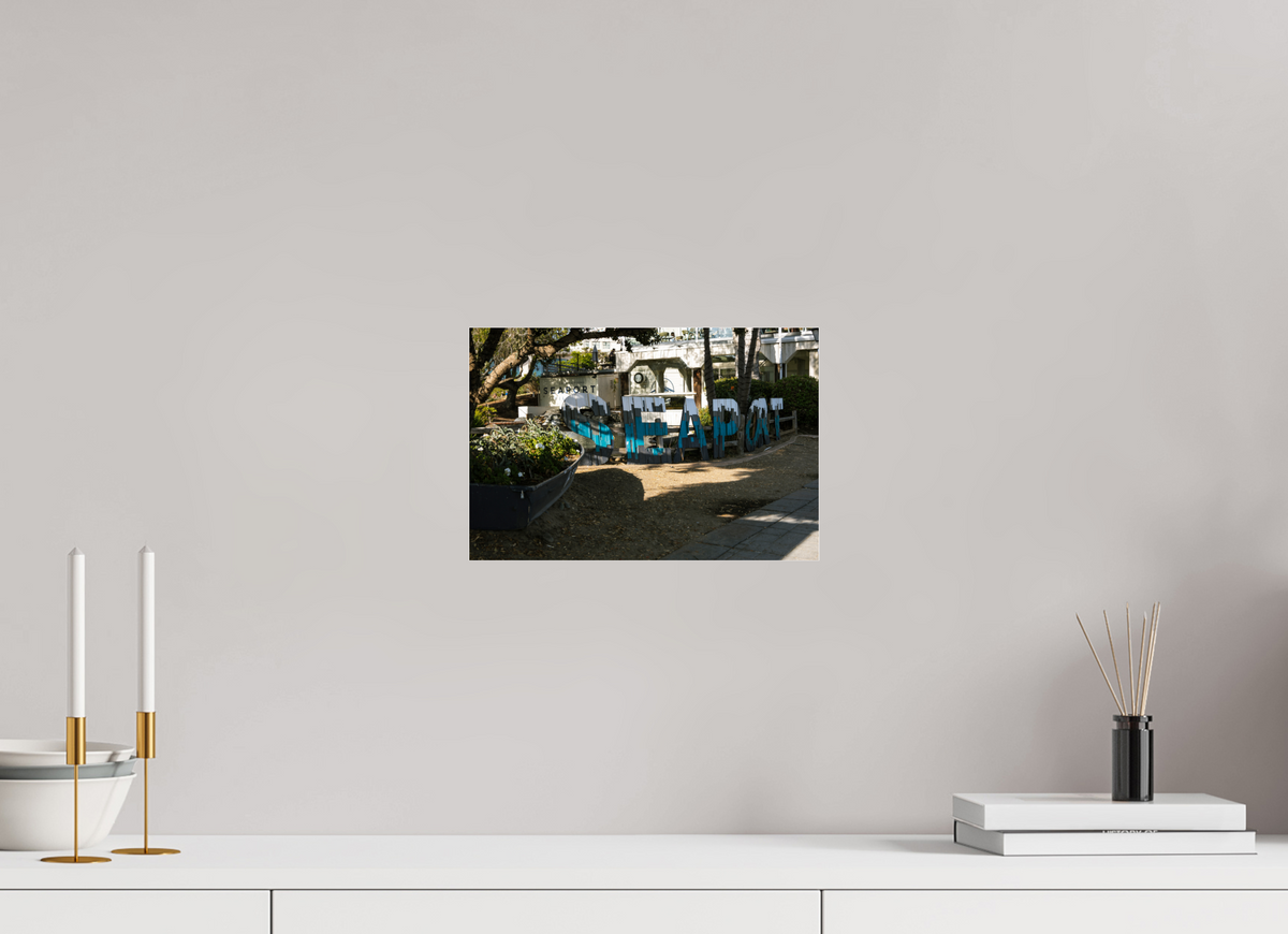12 x 8″, Photo Print Under Acrylic Glass Seaport Sign