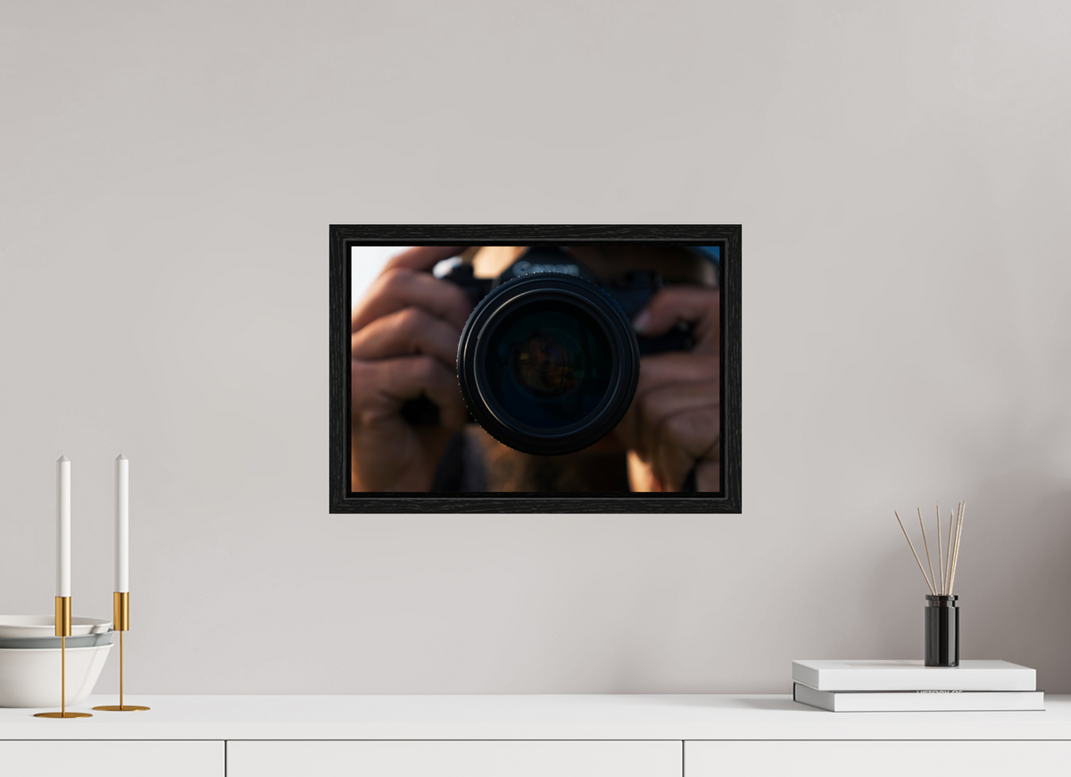 15 x 10″, Floater Frame Opposite Side of the Lens