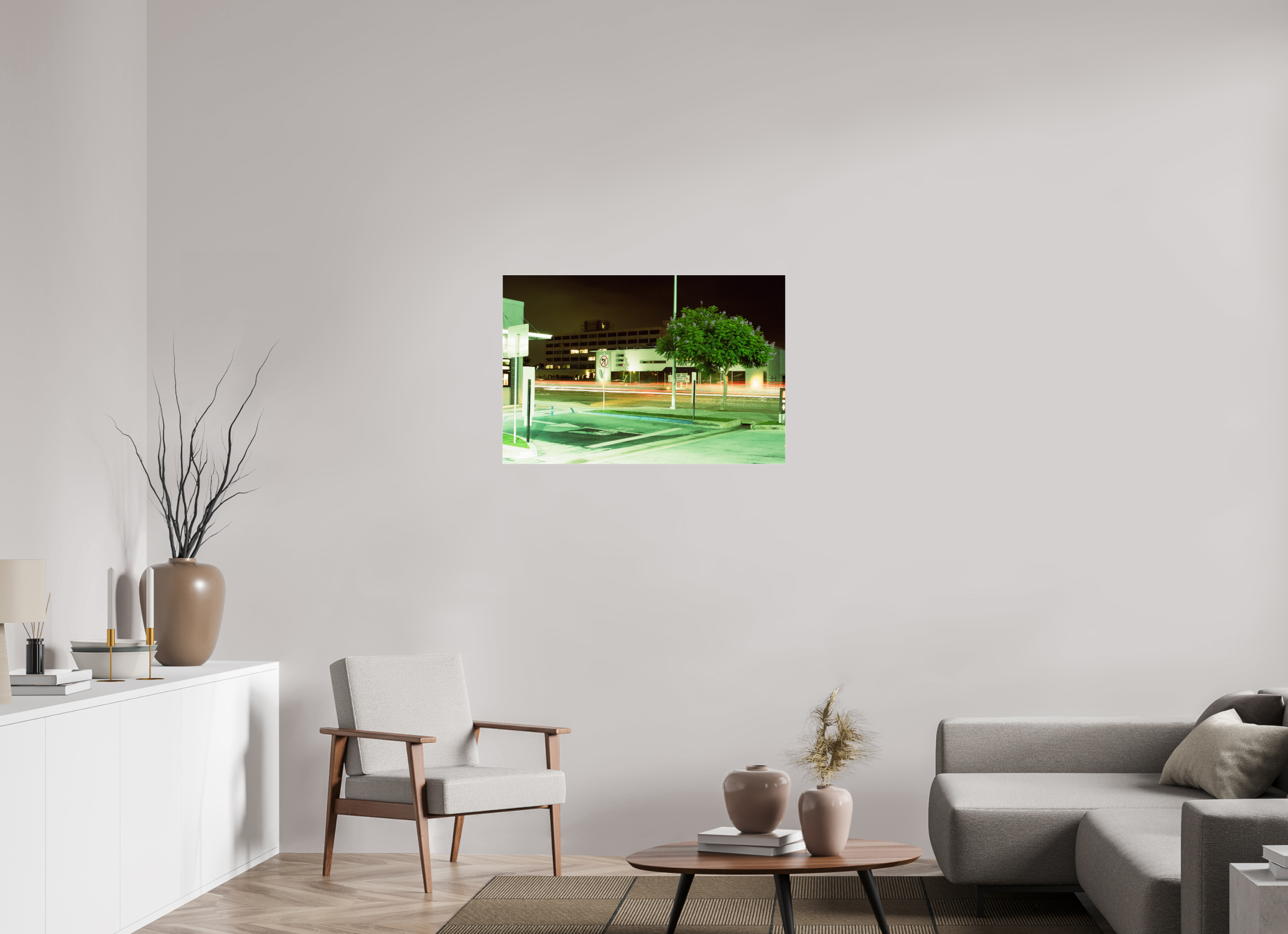 36 x 24″, Photo Print Under Acrylic Glass Night Ride