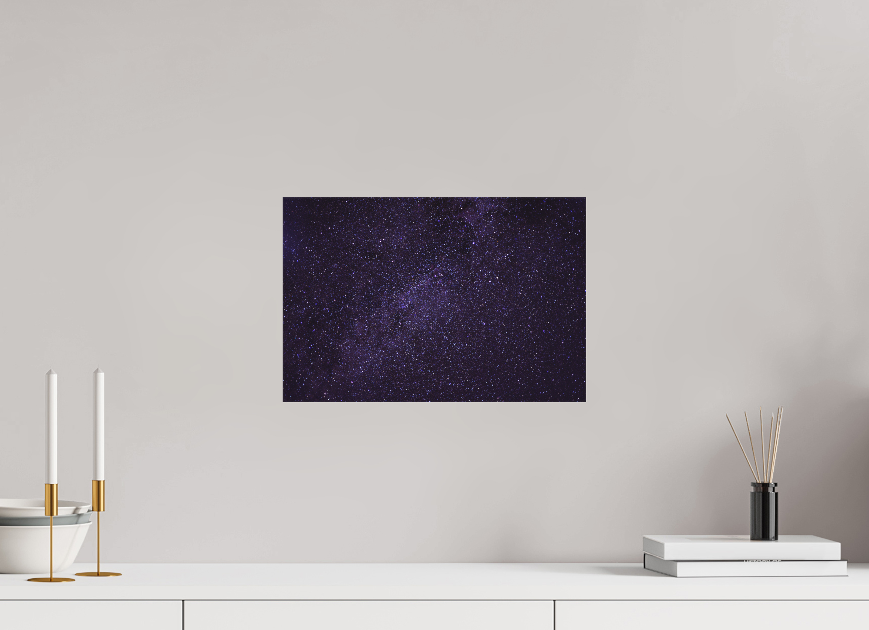 15 x 10″, Textile Print on Stretcher Frame StarScape