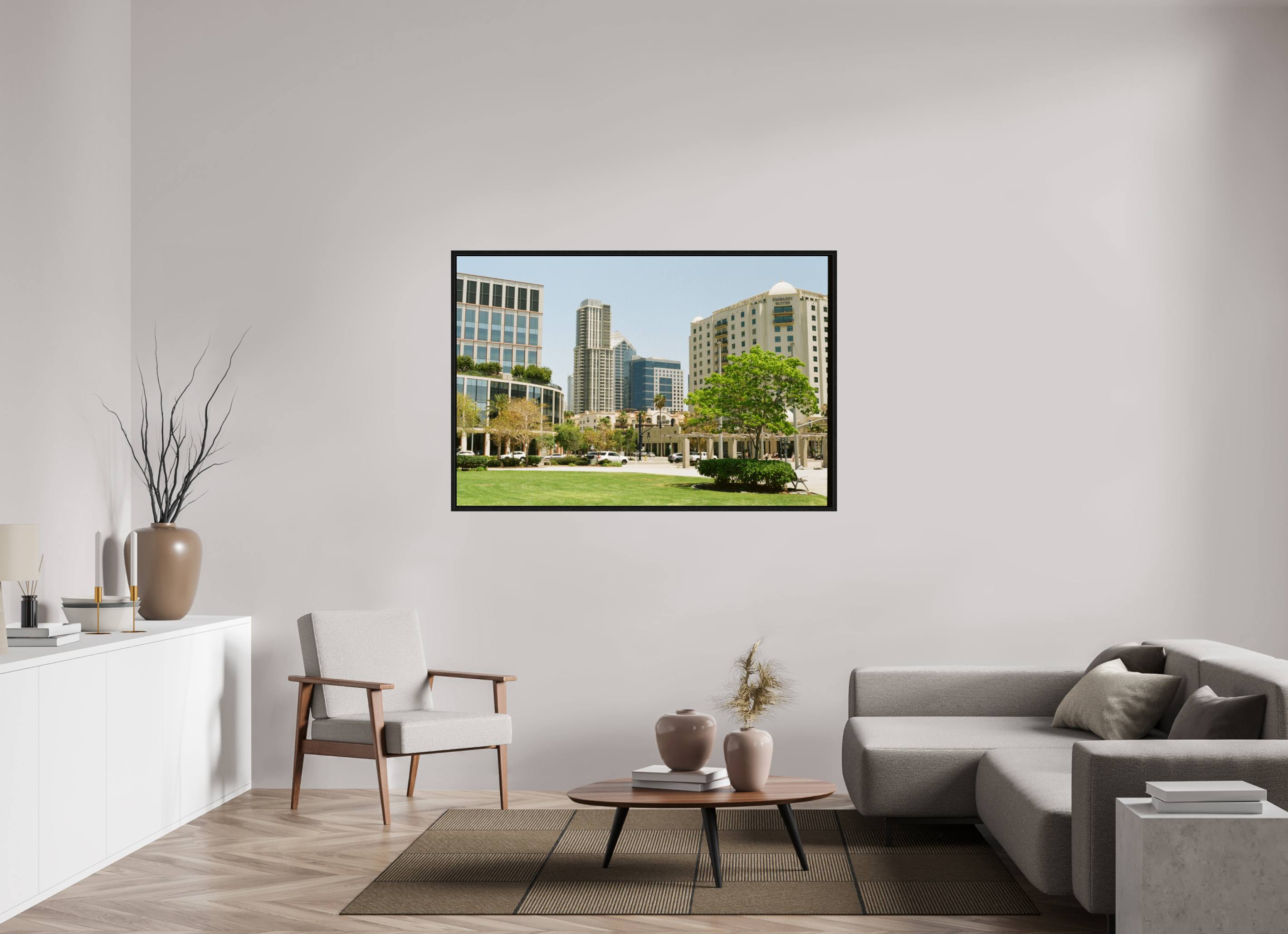 60 x 40″, Floater Frame The Calm in the Storm