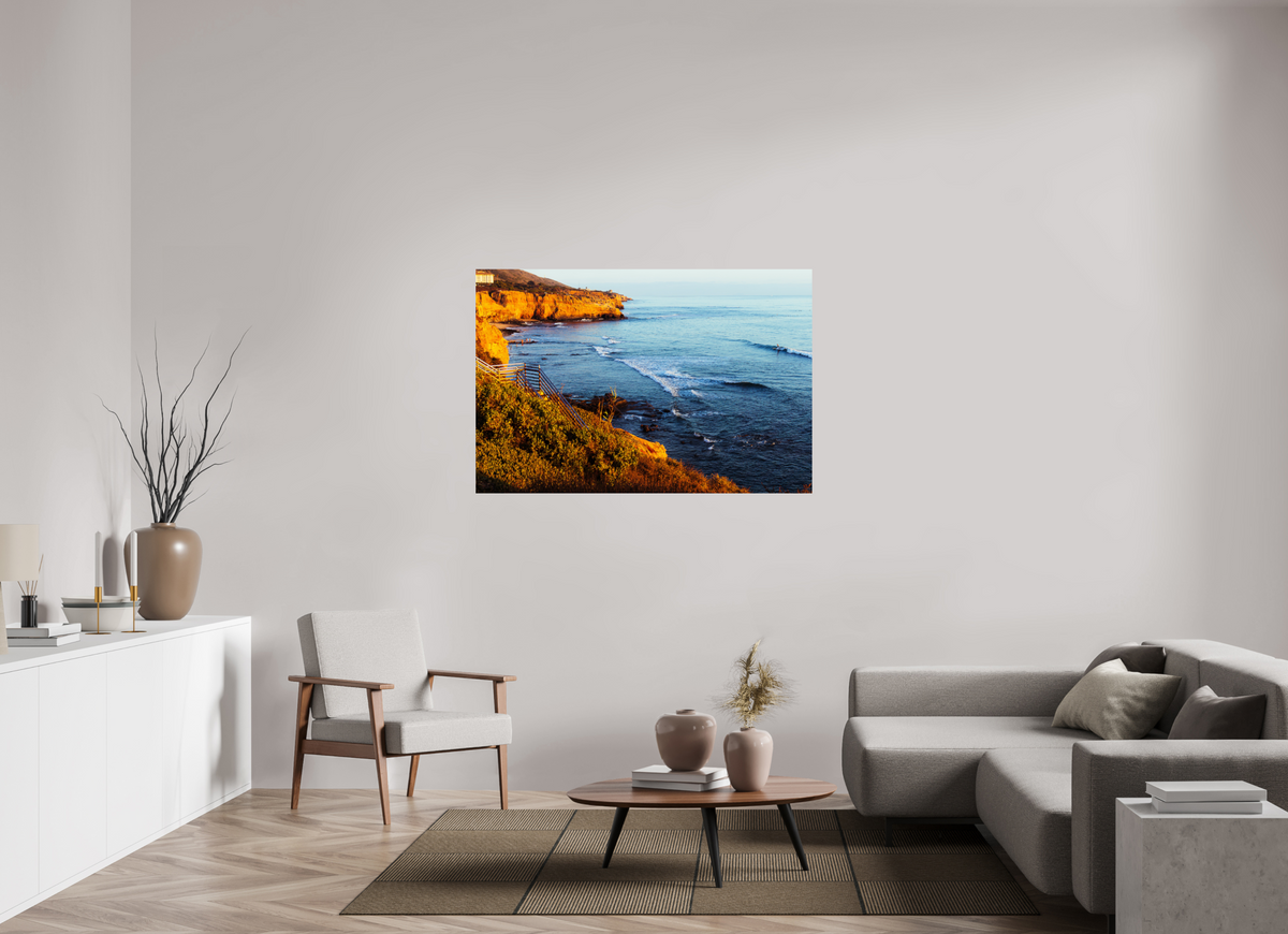 54 x 36″, Photo Print on Aluminum Backing Cliffside
