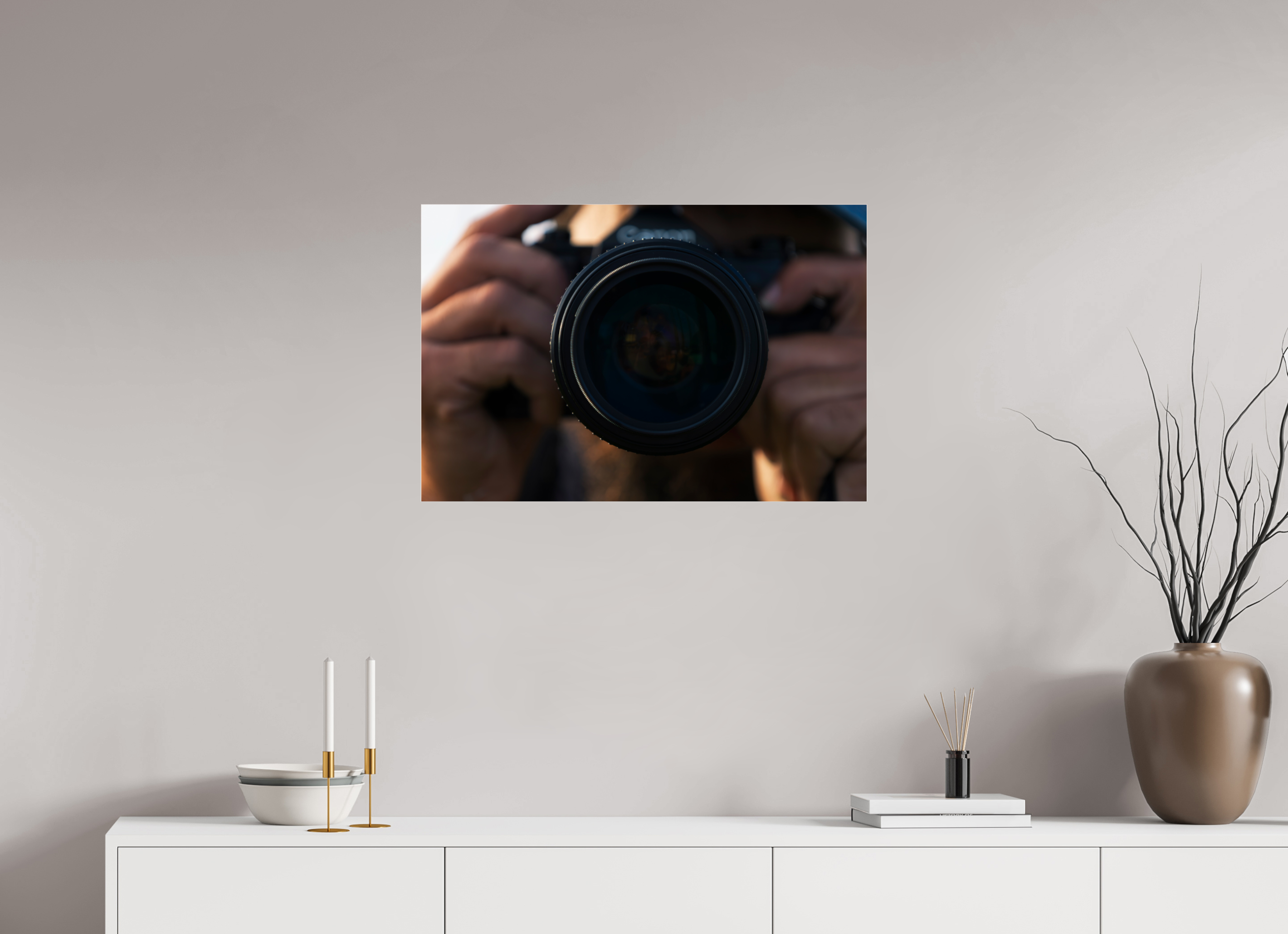30 x 20″, Photo Print Under Acrylic Glass Opposite Side of the Lens
