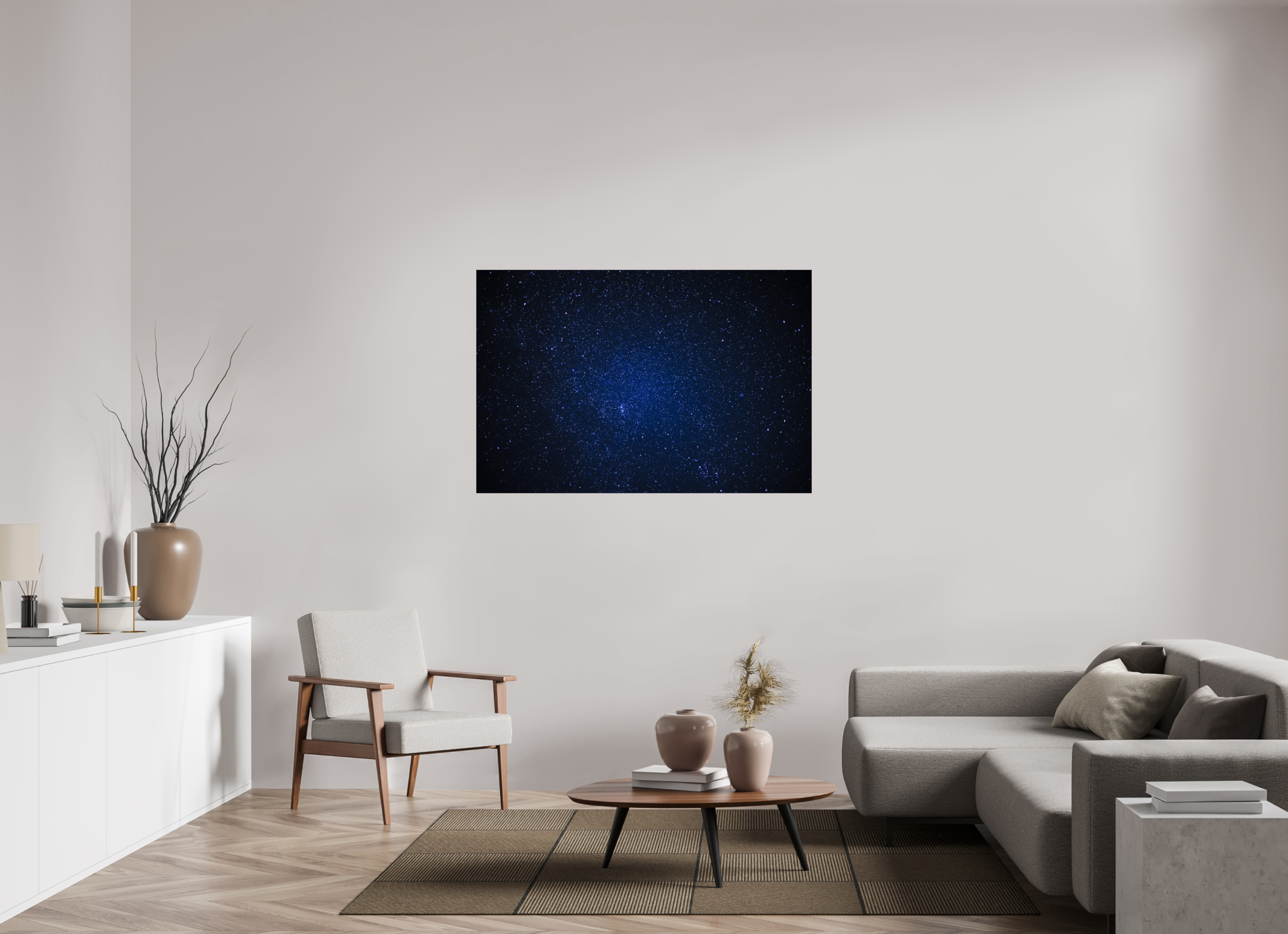 54 x 36″, Photo Print On Fuji Crystal DP II Mount Laguna Night Sky 24 July 2026
