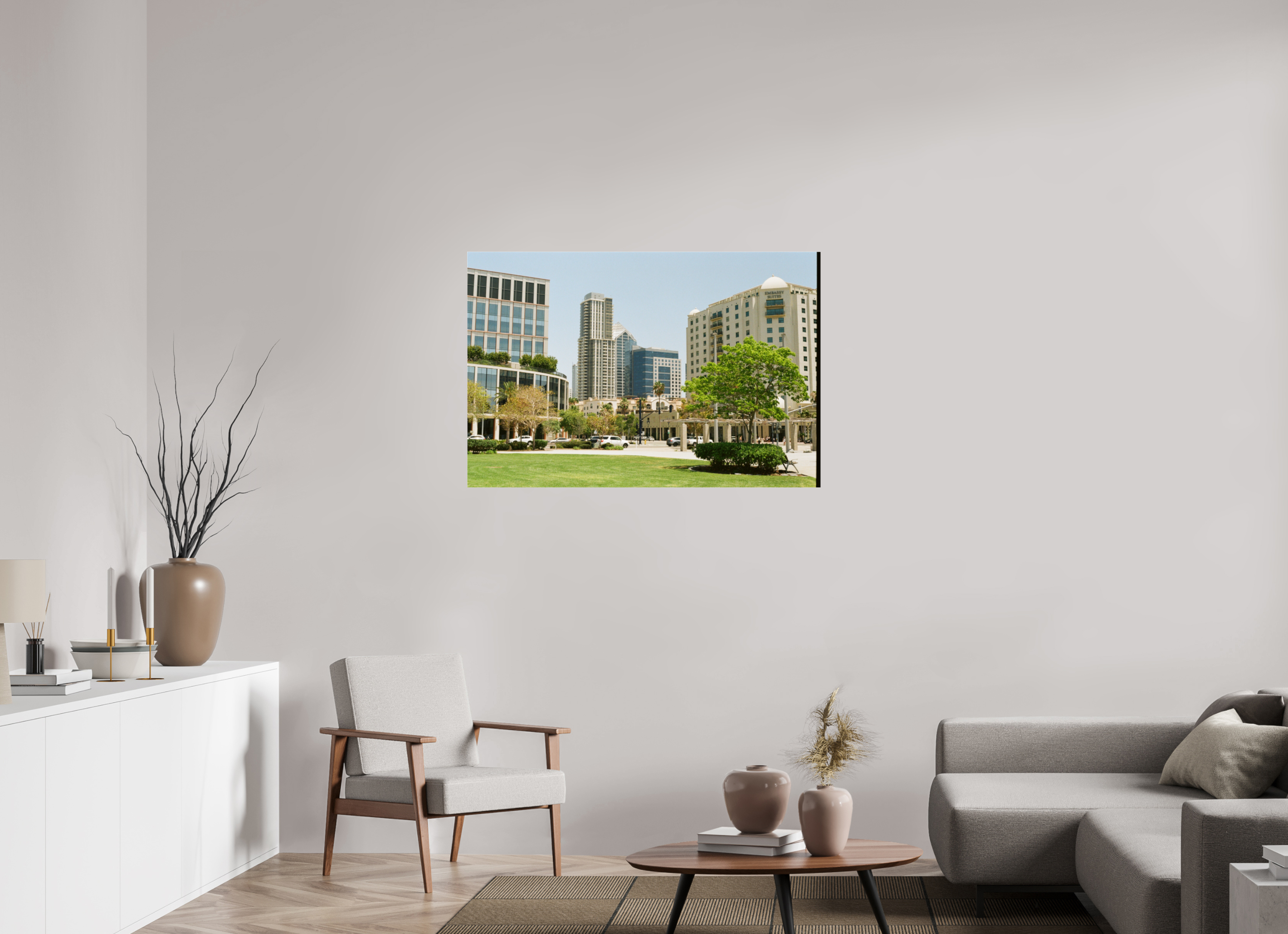 45 x 30″, Photo Print Under Acrylic Glass The Calm in the Storm
