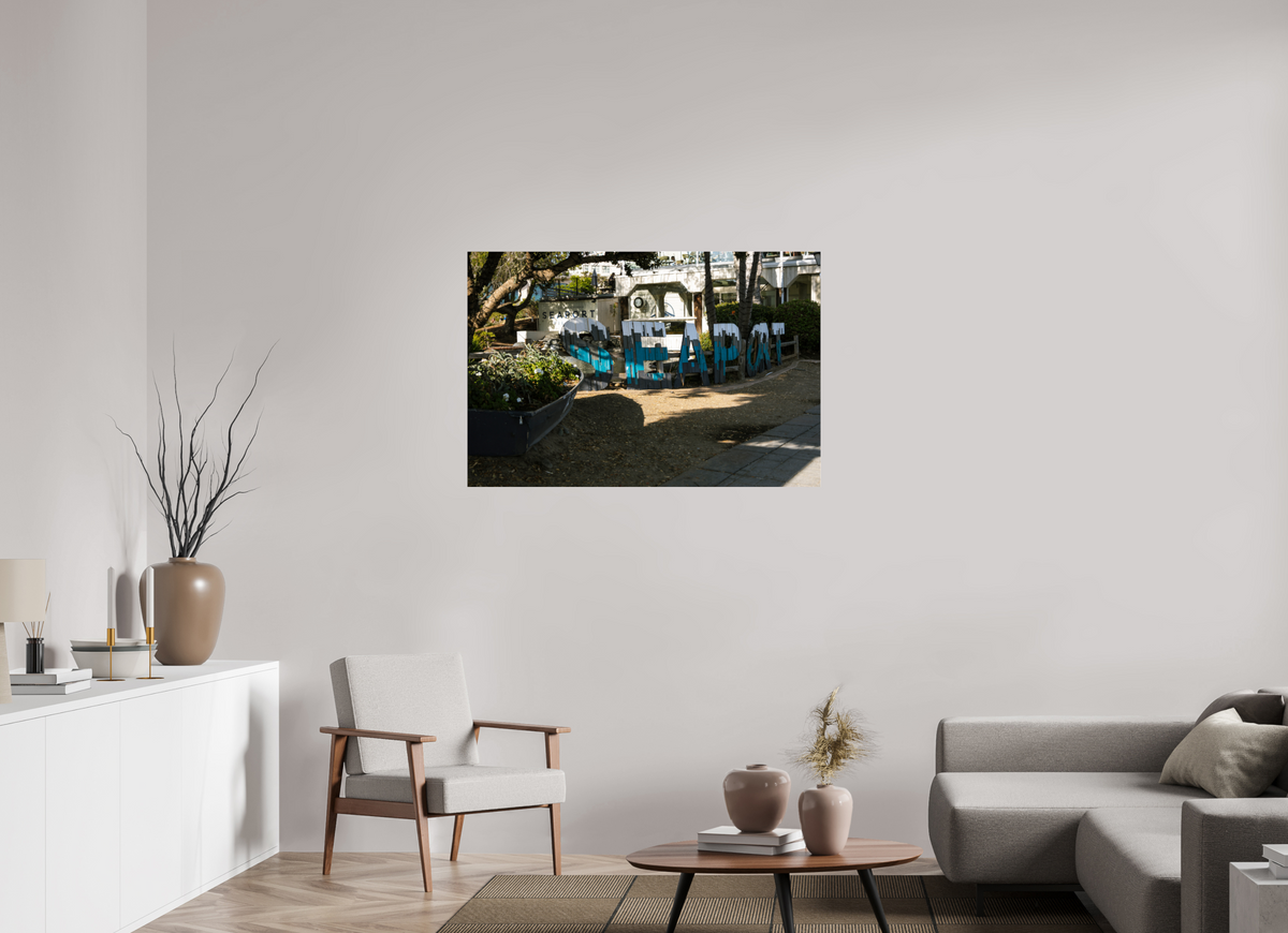 45 x 30″, Photo Print Under Acrylic Glass Seaport Sign