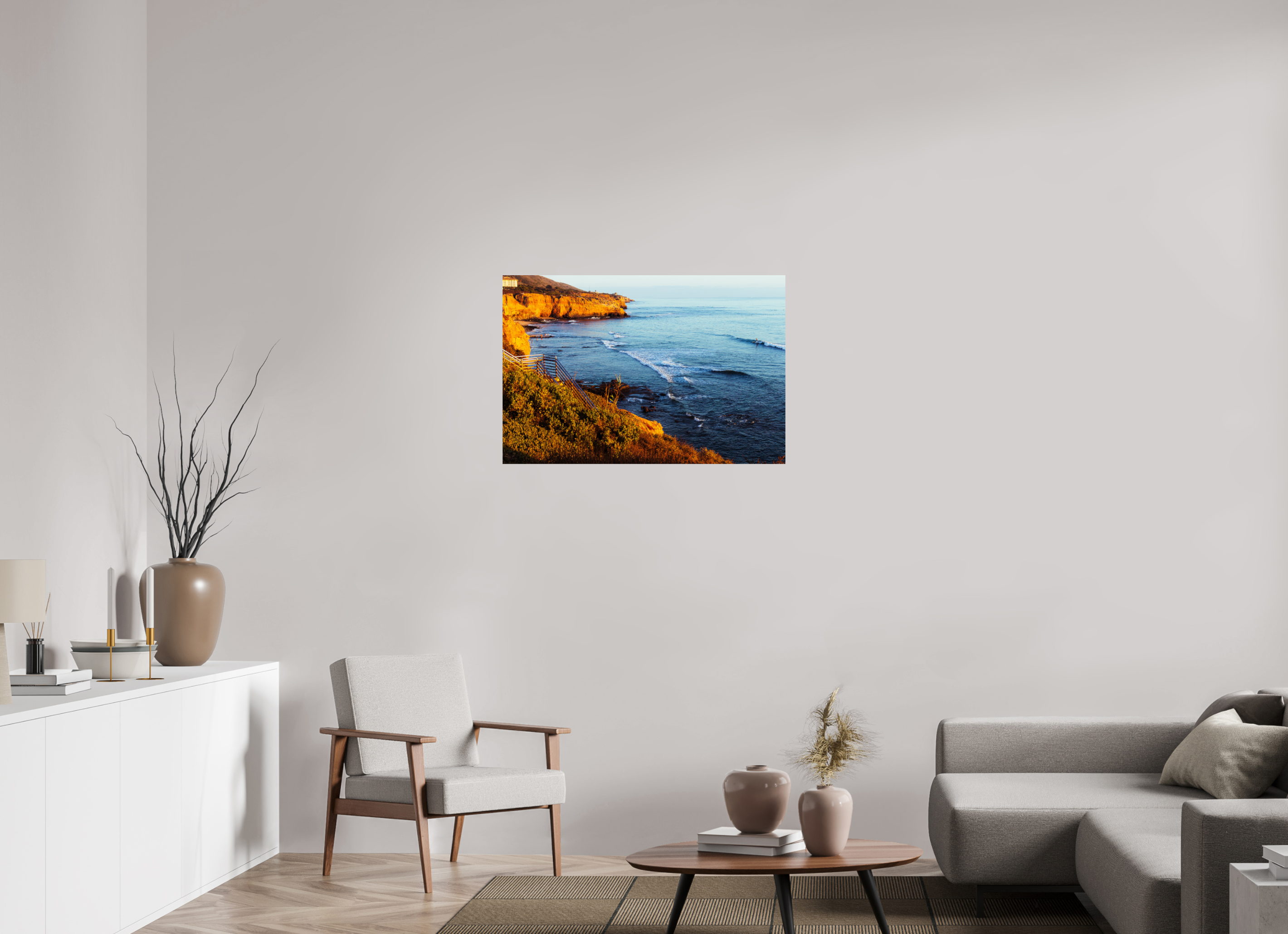 36 x 24″, Standard Metal Print Cliffside