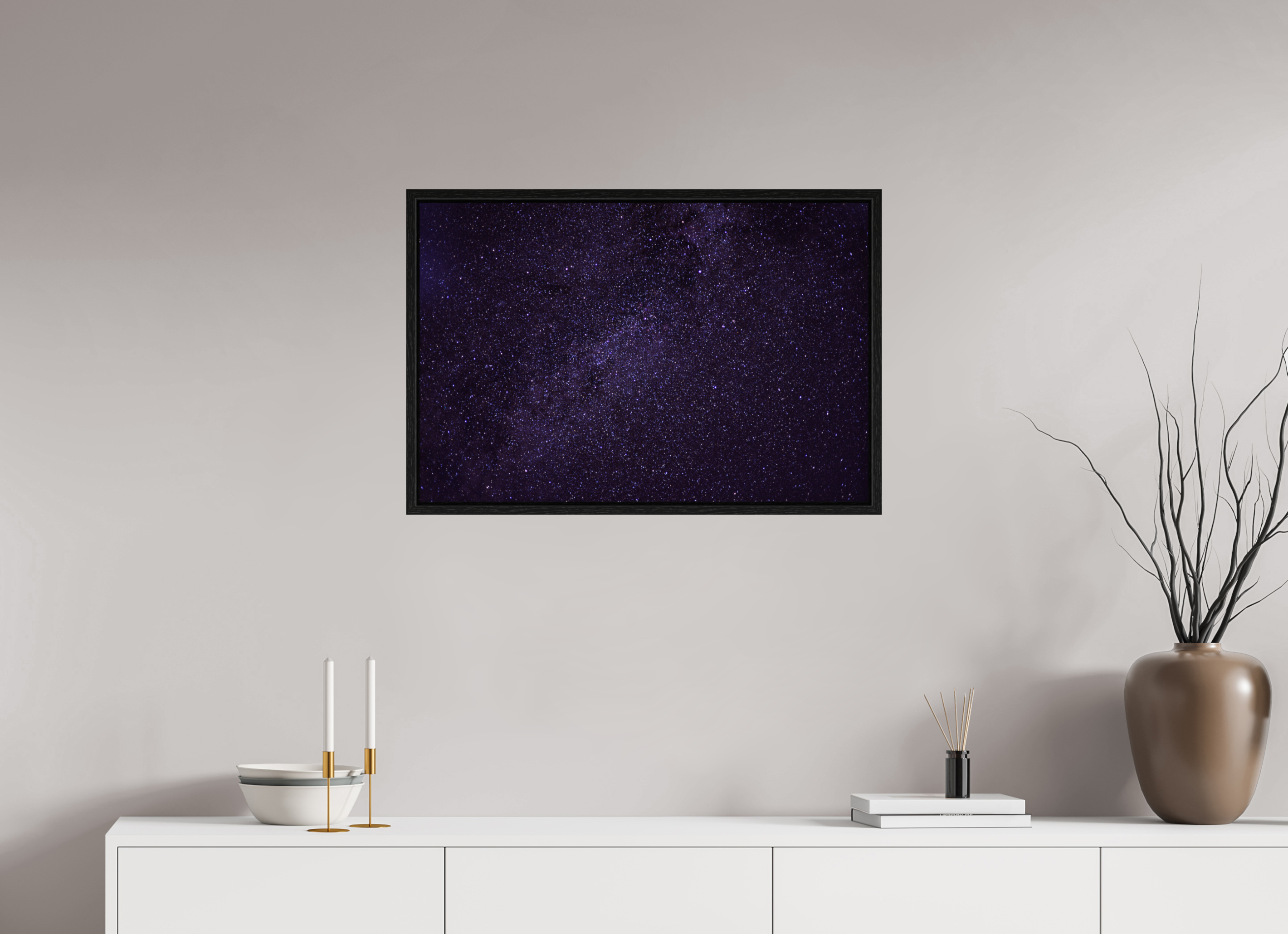 30 x 20″, Floater Frame StarScape