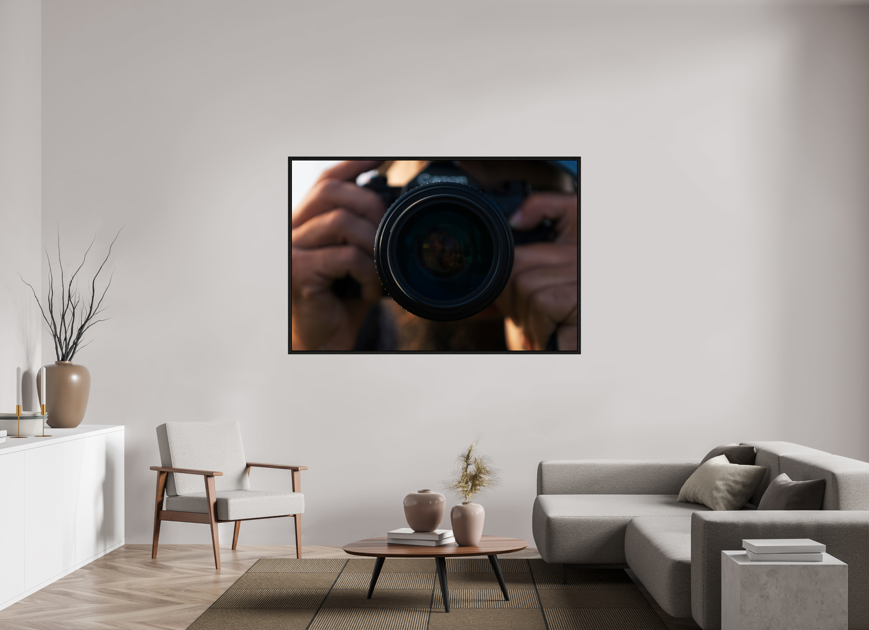 66 x 44″, Floater Frame Opposite Side of the Lens