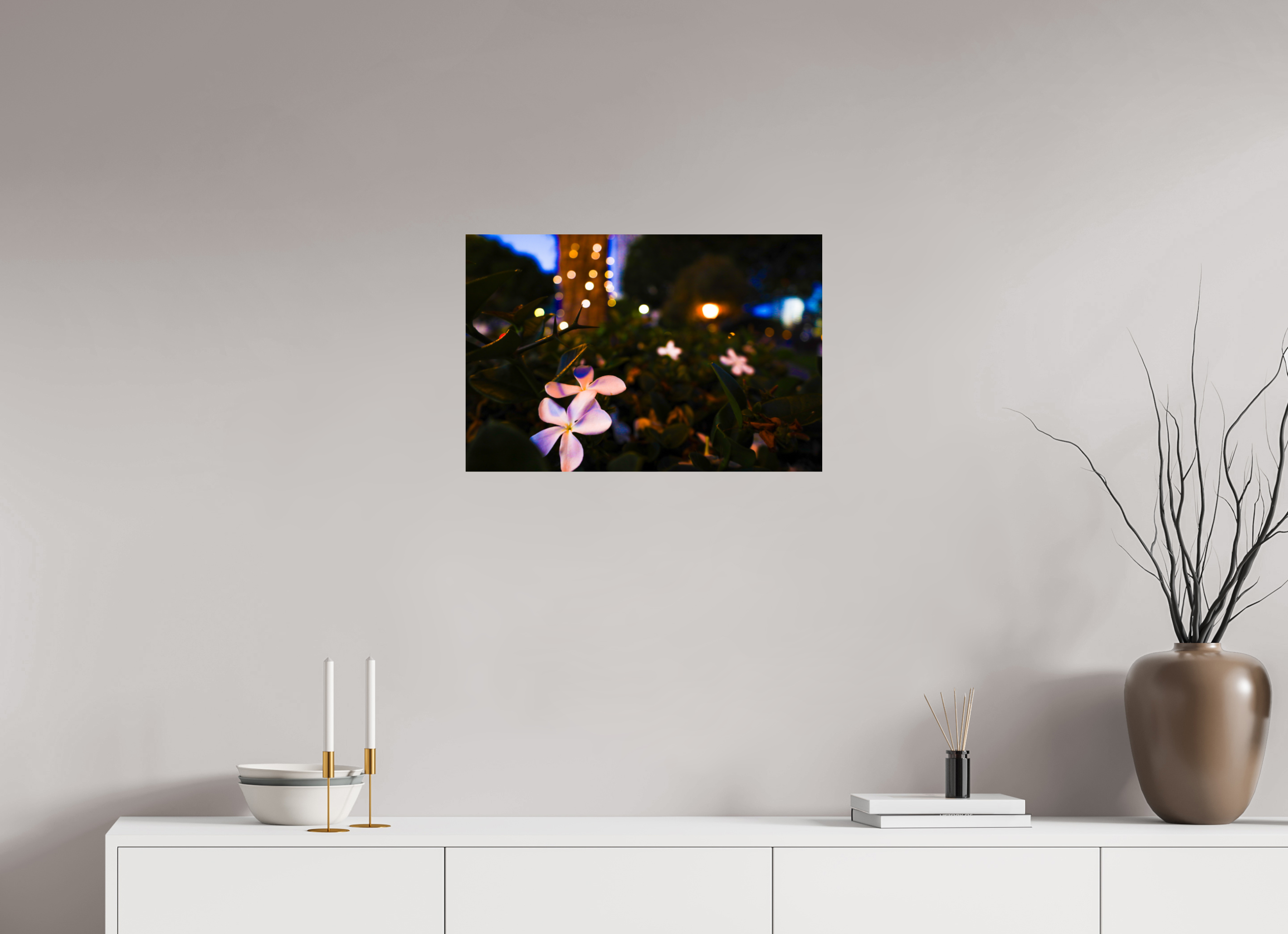 24 x 16″, Photo Print on Aluminum Backing Plumeria