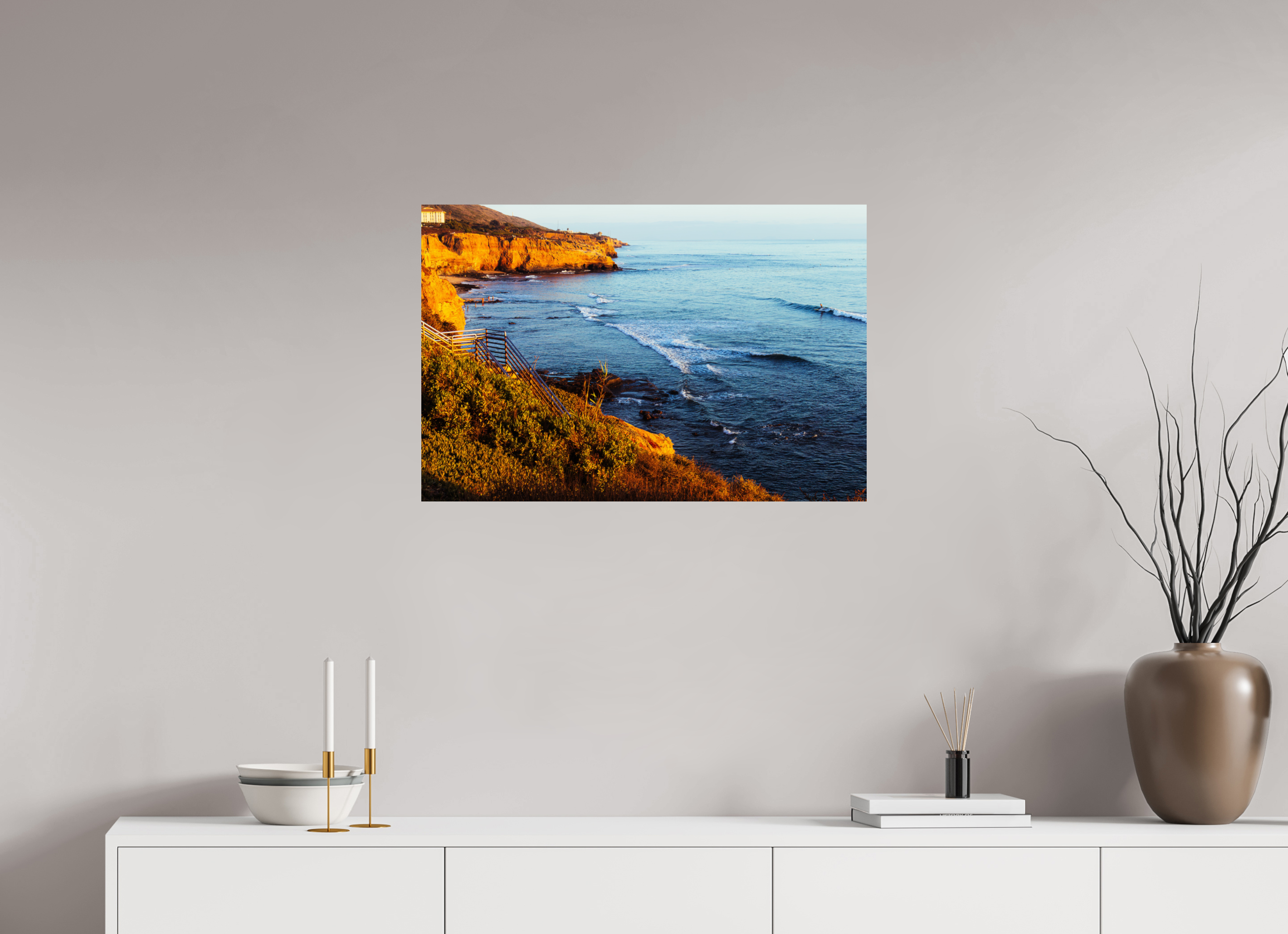 30 x 20″, Standard Metal Print Cliffside