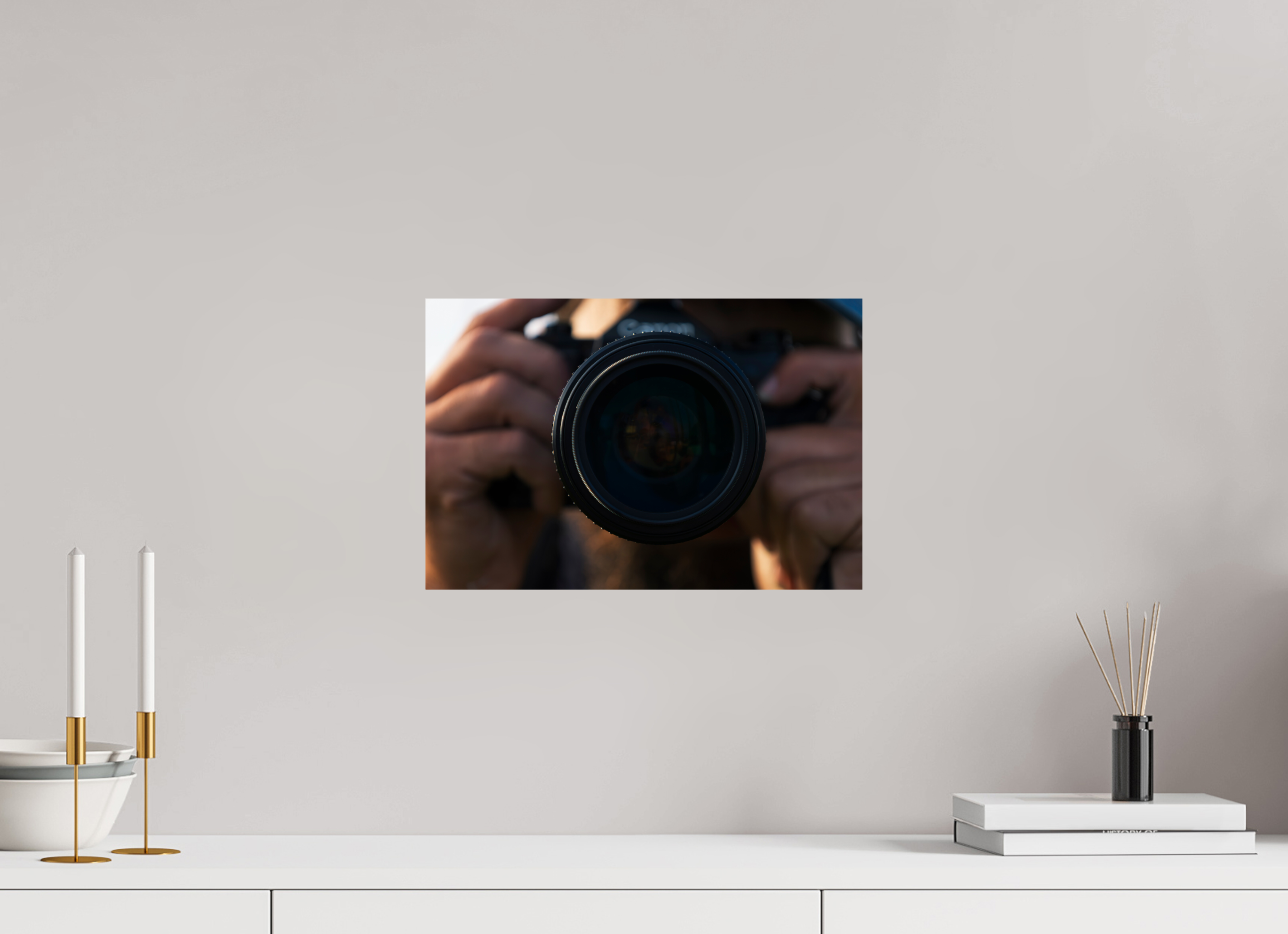 15 x 10″, Photo Print on Aluminum Backing Opposite Side of the Lens