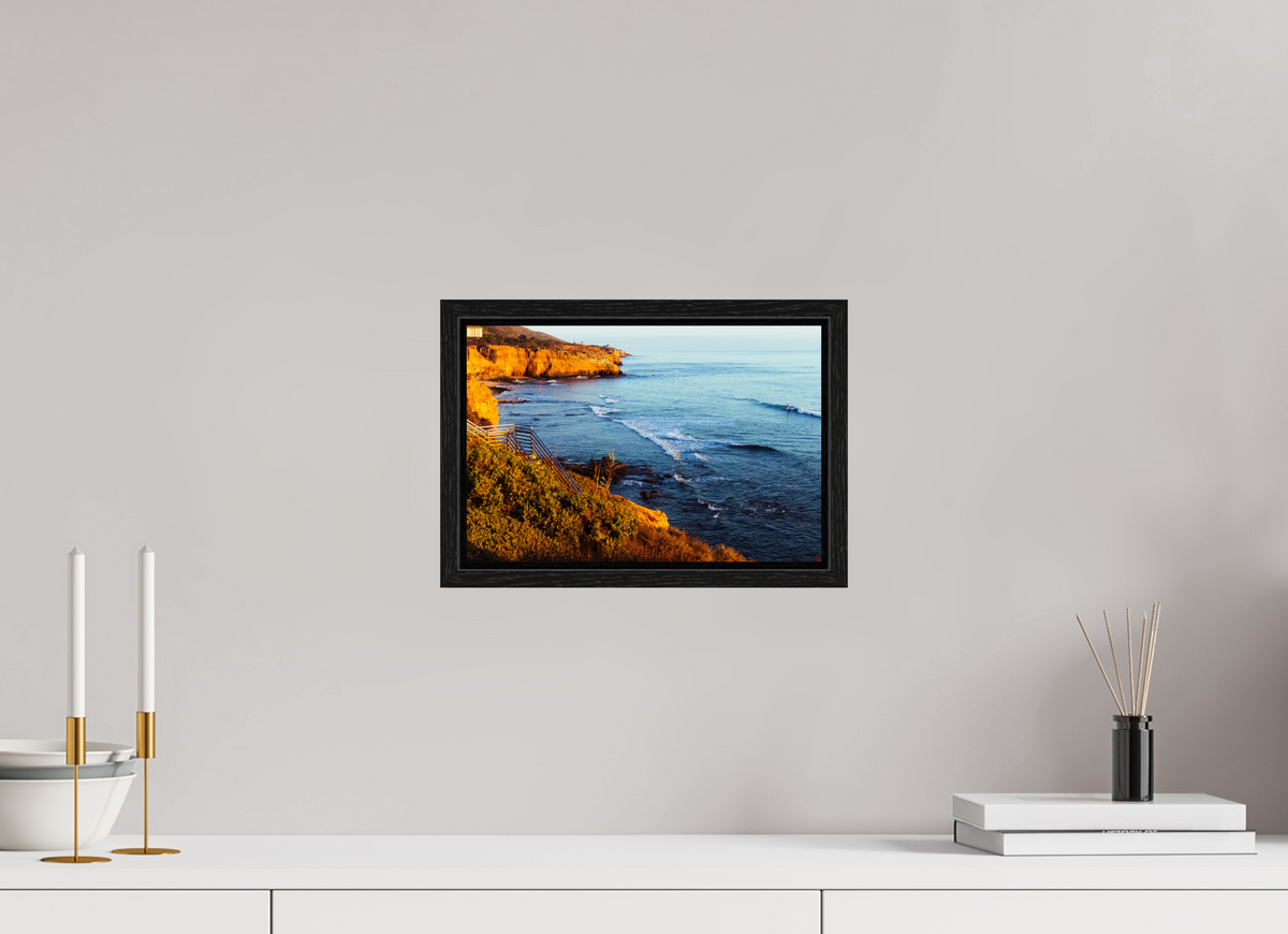 12 x 8″, Floater Frame Cliffside