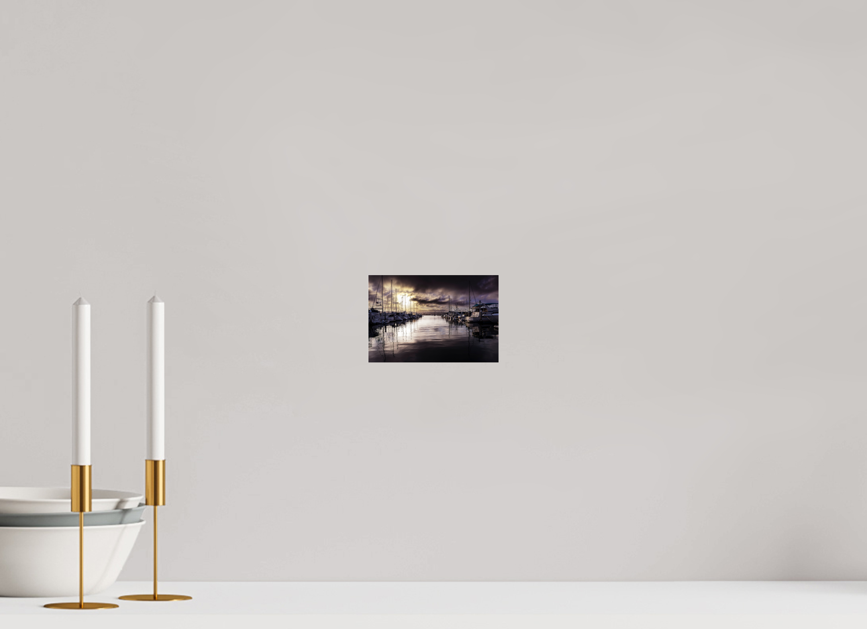6 x 4″, Photo Print Under Acrylic Glass Eerie Harbor