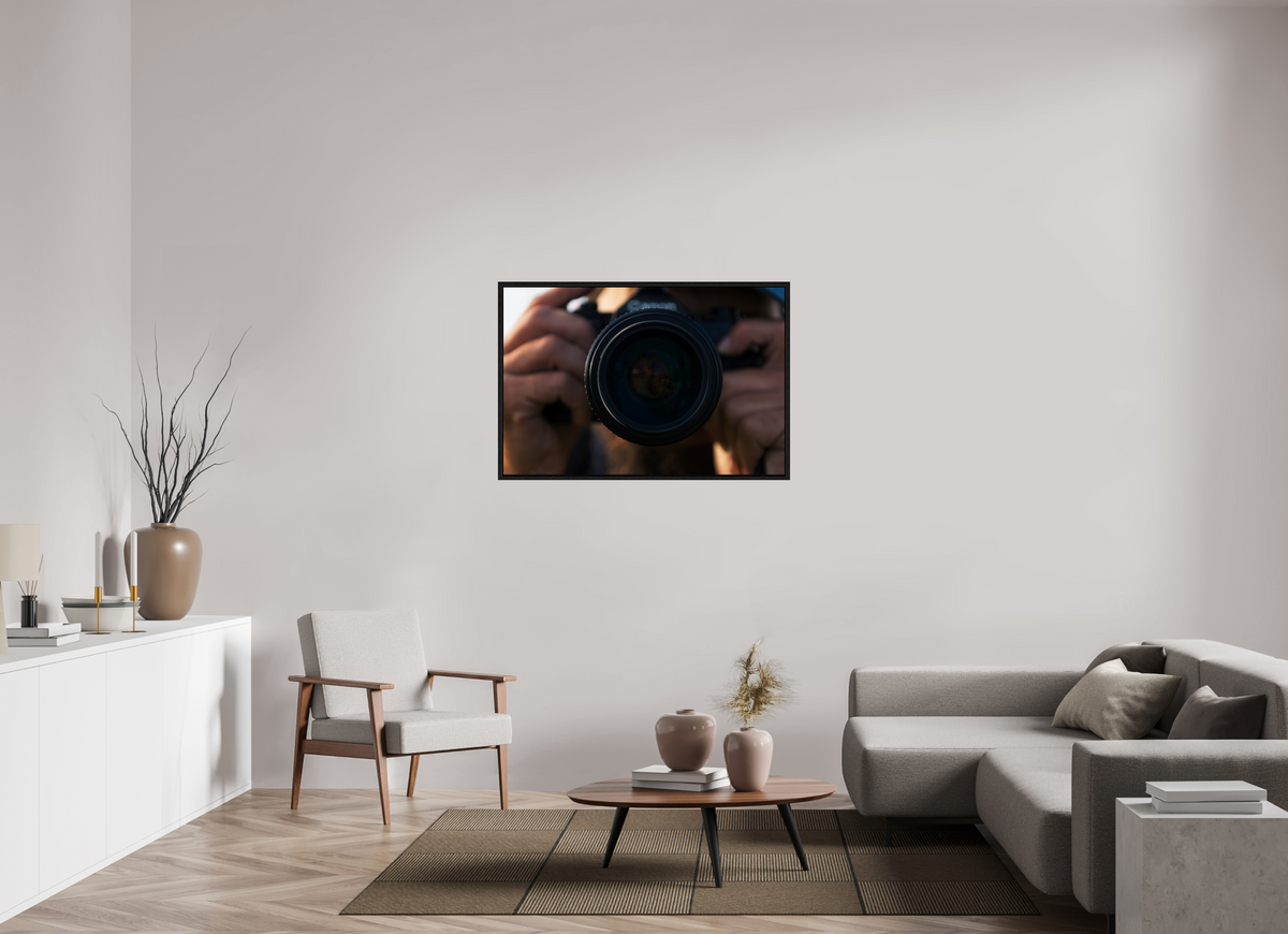 45 x 30″, Floater Frame Opposite Side of the Lens