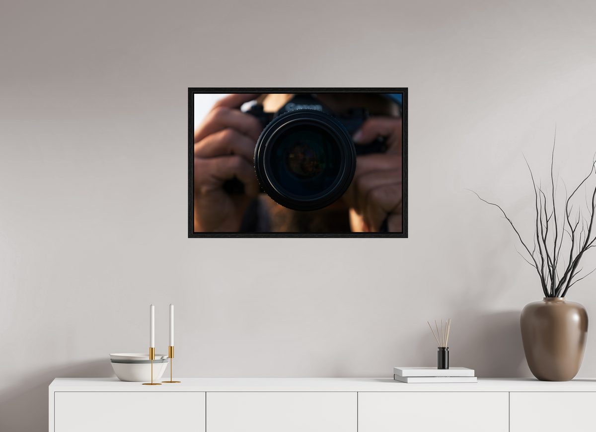 30 x 20″, Floater Frame Opposite Side of the Lens