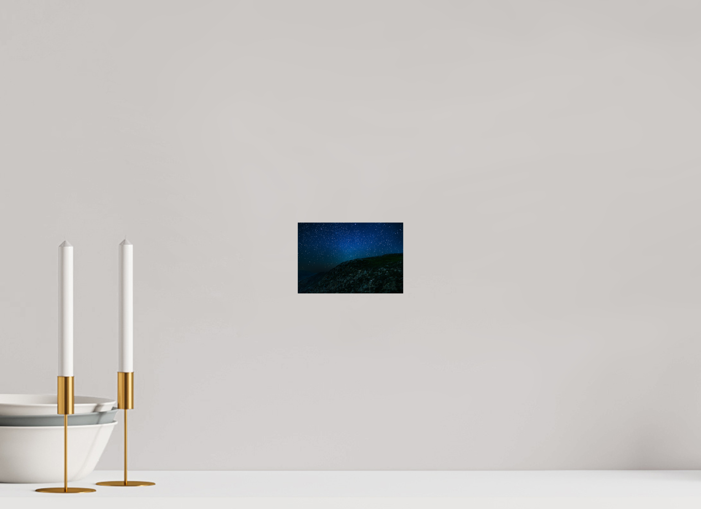 6 x 4″, Photo Print on Aluminum Backing Mount Laguna Night Scape